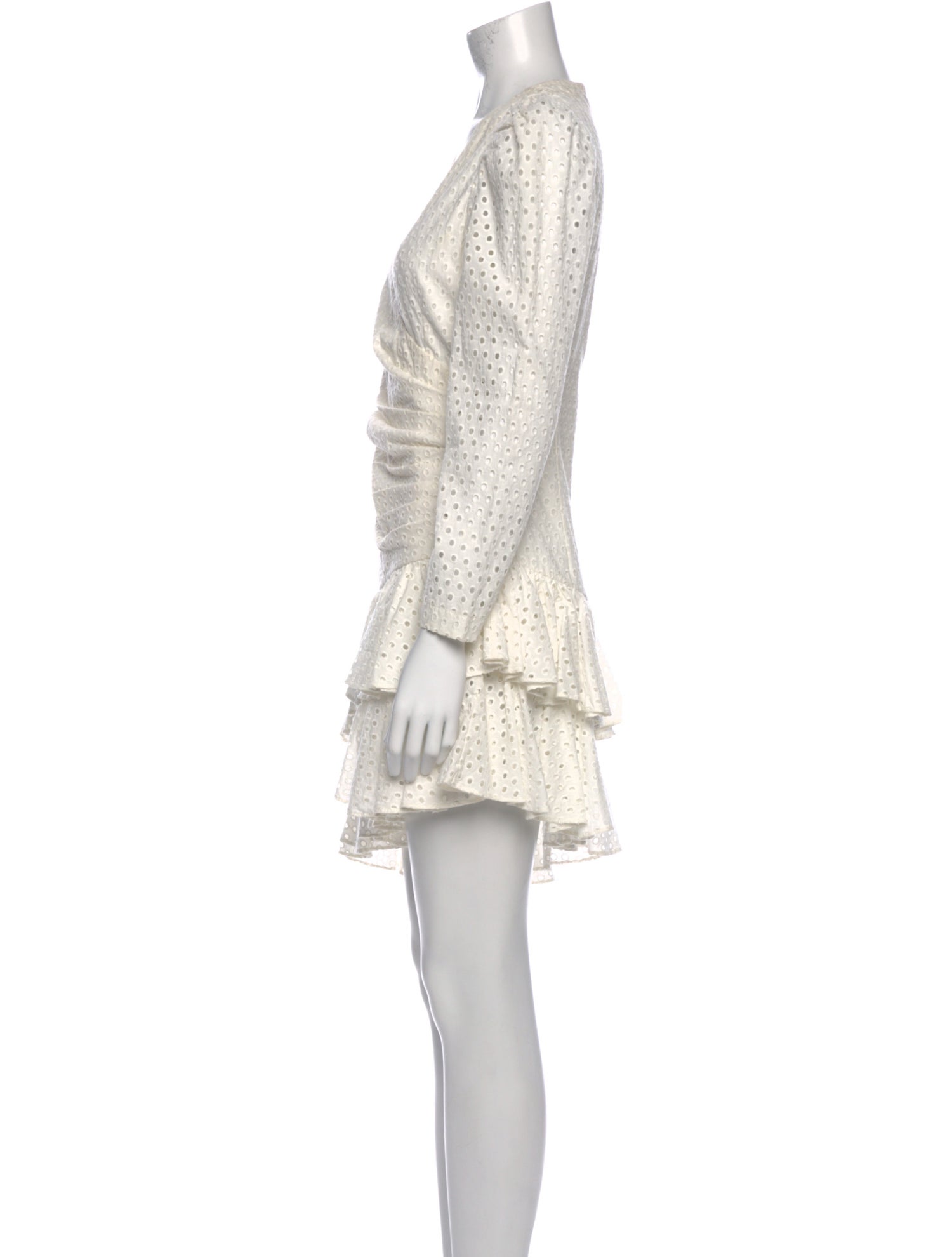 RHODE Eyelet Mini Dress