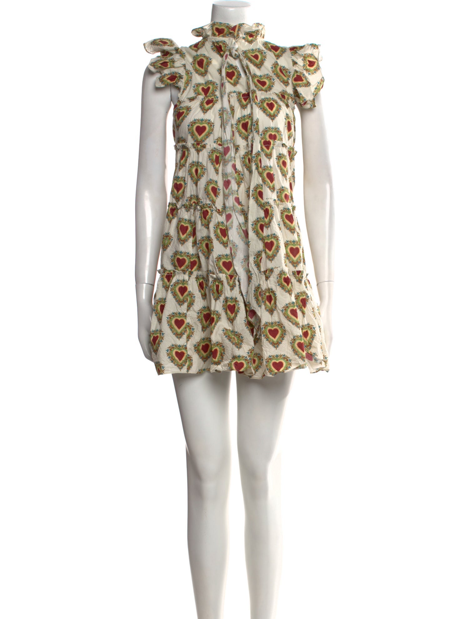 RHODE Floral Print Mini Dress