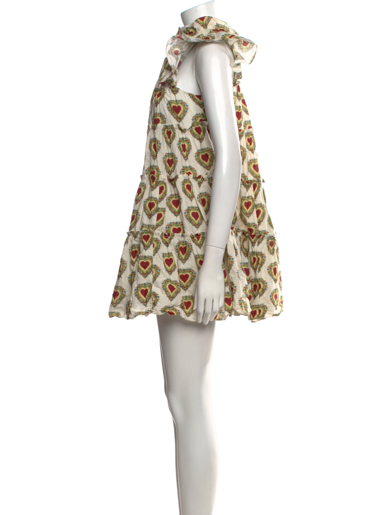 RHODE Floral Print Mini Dress