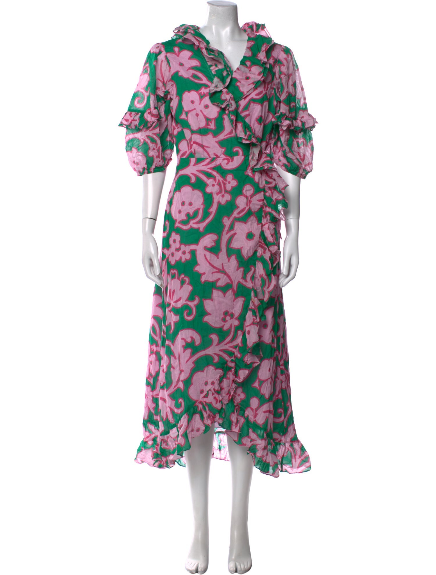 RHODE Floral Print Long Dress