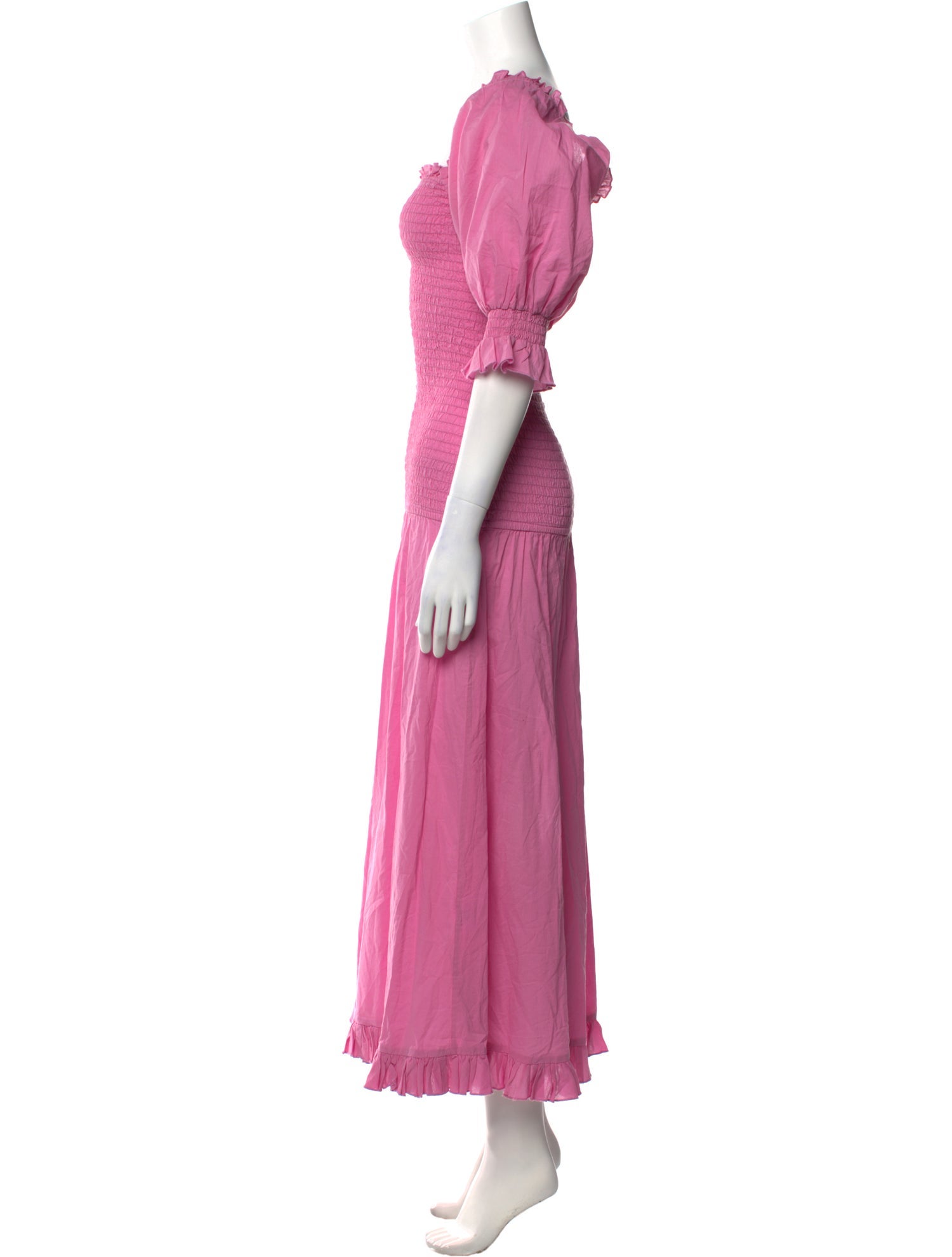 RHODE Square Neckline Knee-Length Dress