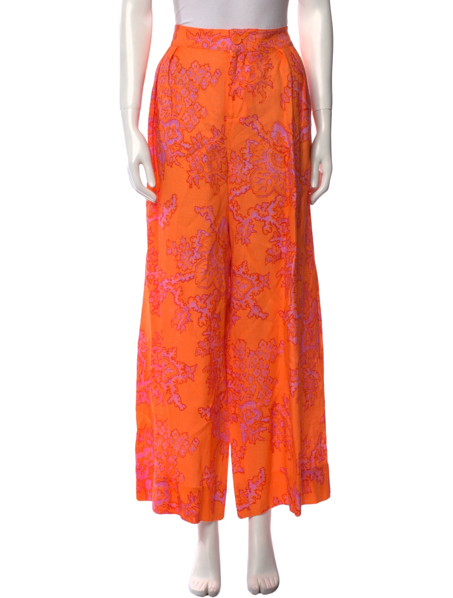 RHODE Linen Wide Leg Pants