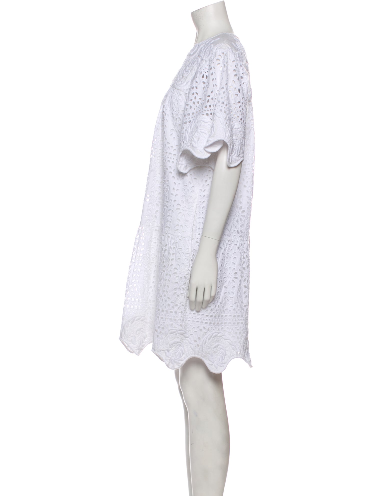 RHODE Crew Neck Knee-Length Dress