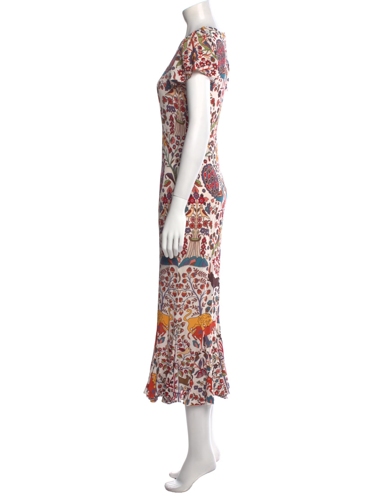 RHODE Paisley Print Long Dress