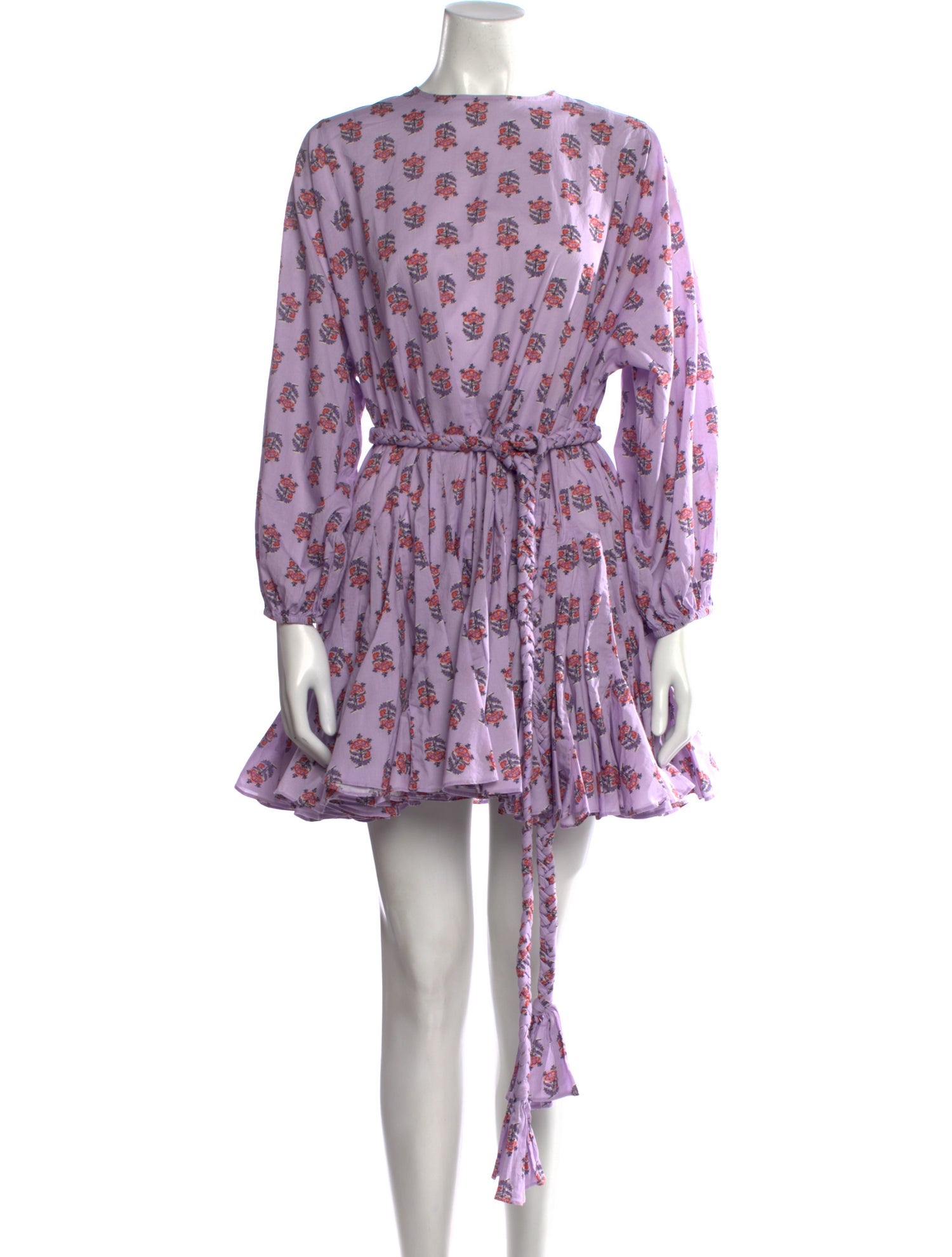 RHODE Floral Print Mini Dress