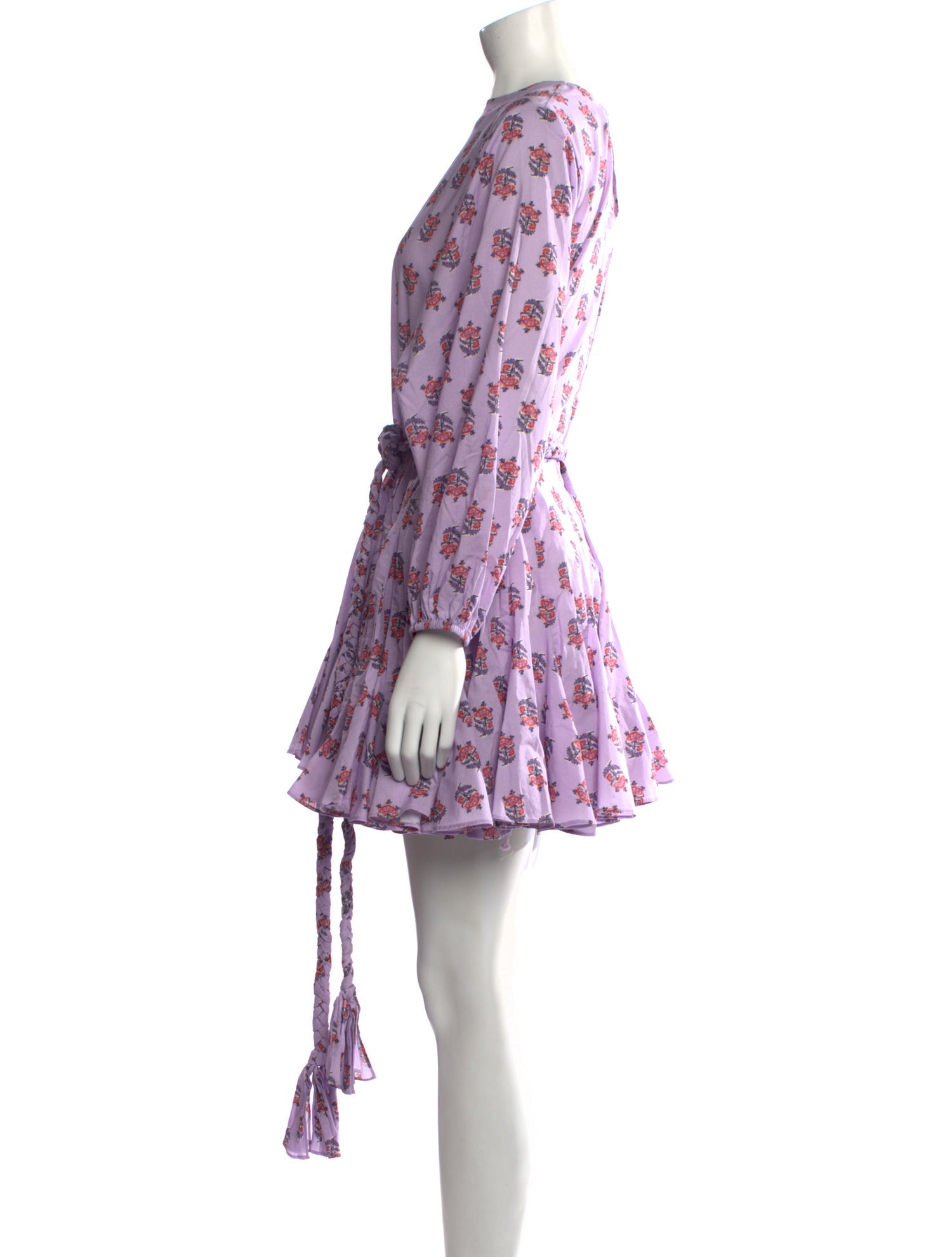 RHODE Floral Print Mini Dress