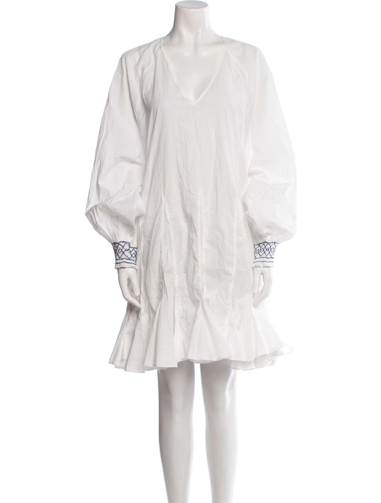 RHODE V-Neck Knee-Length Dress