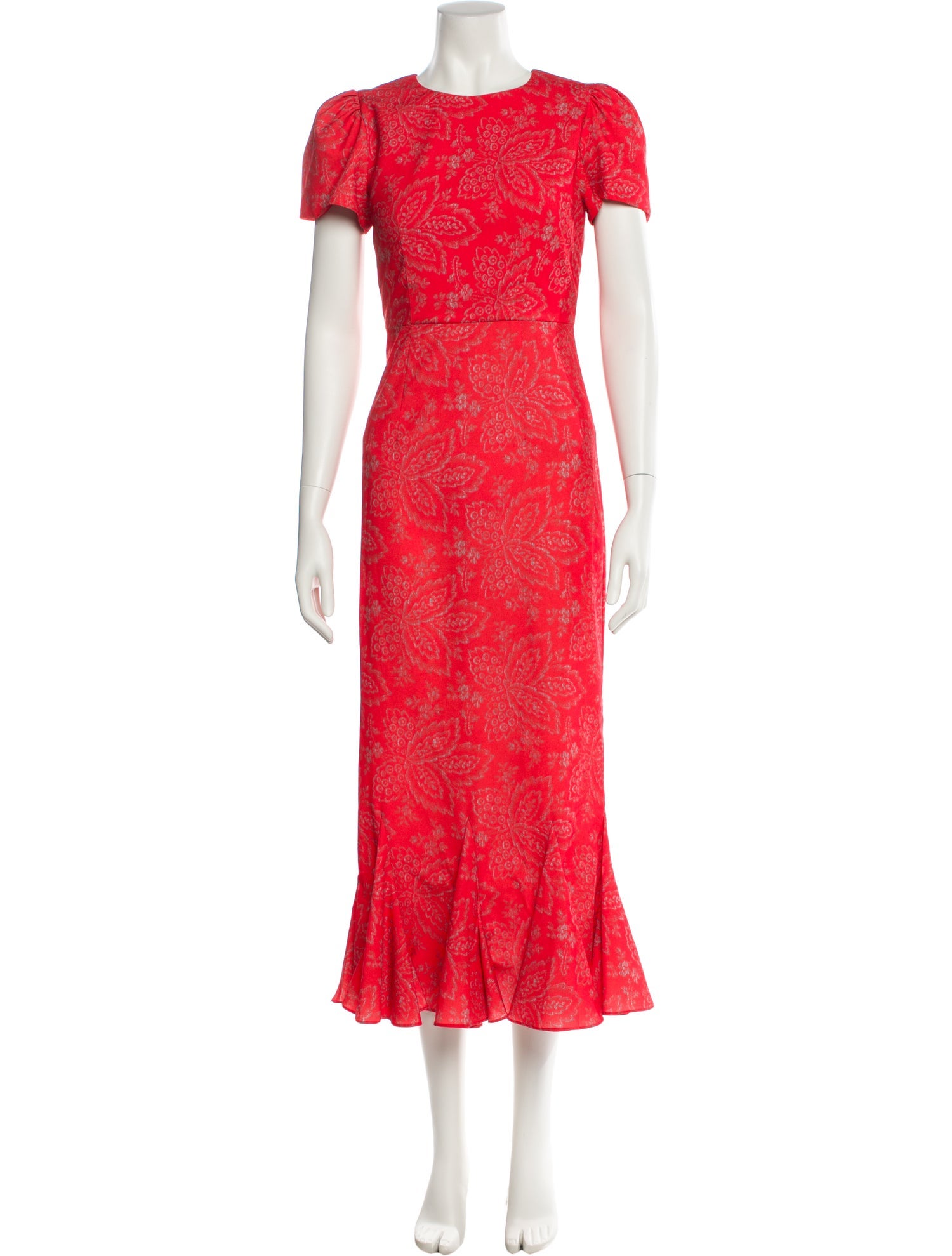 RHODE Floral Print Long Dress