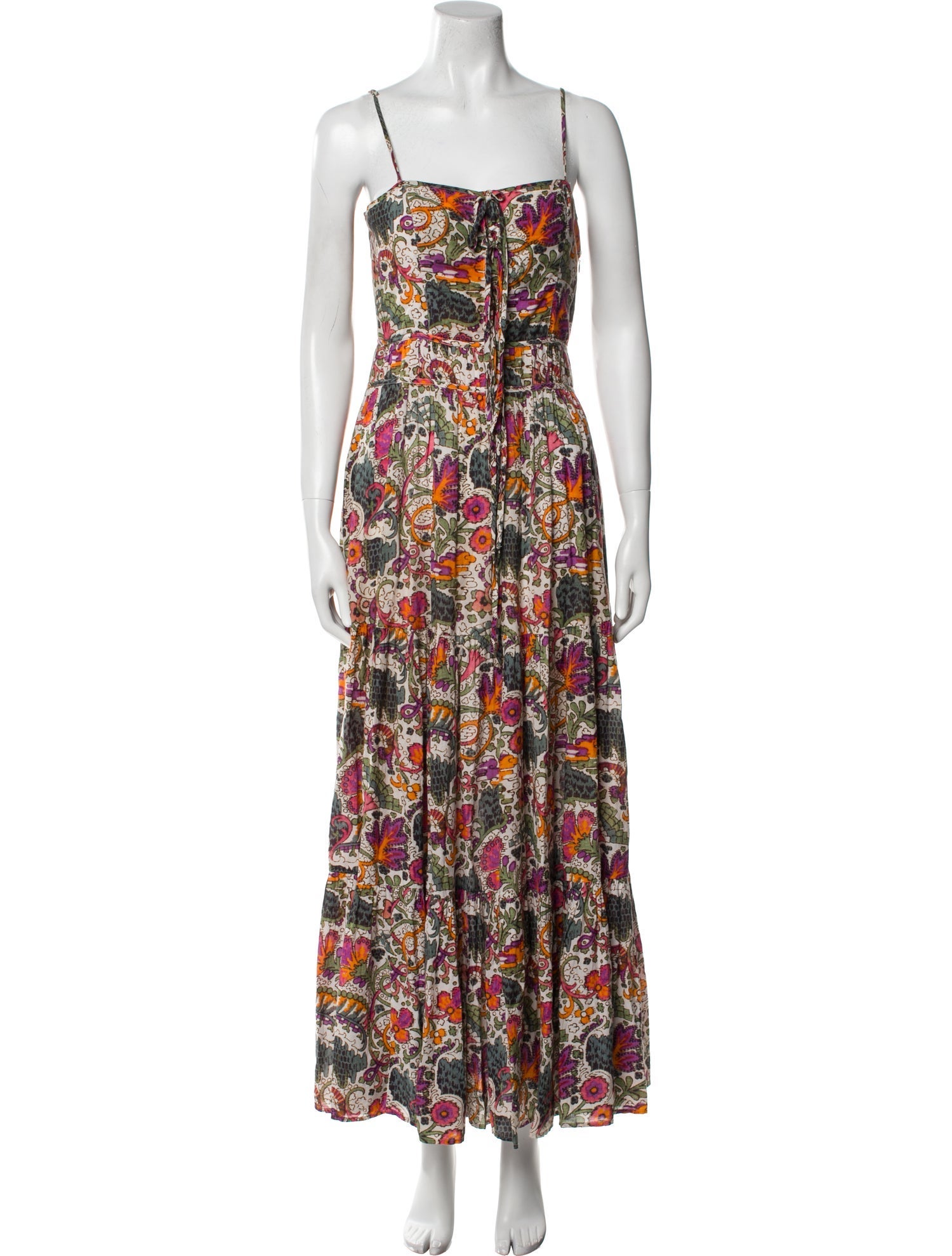 RHODE Floral Print Long Dress
