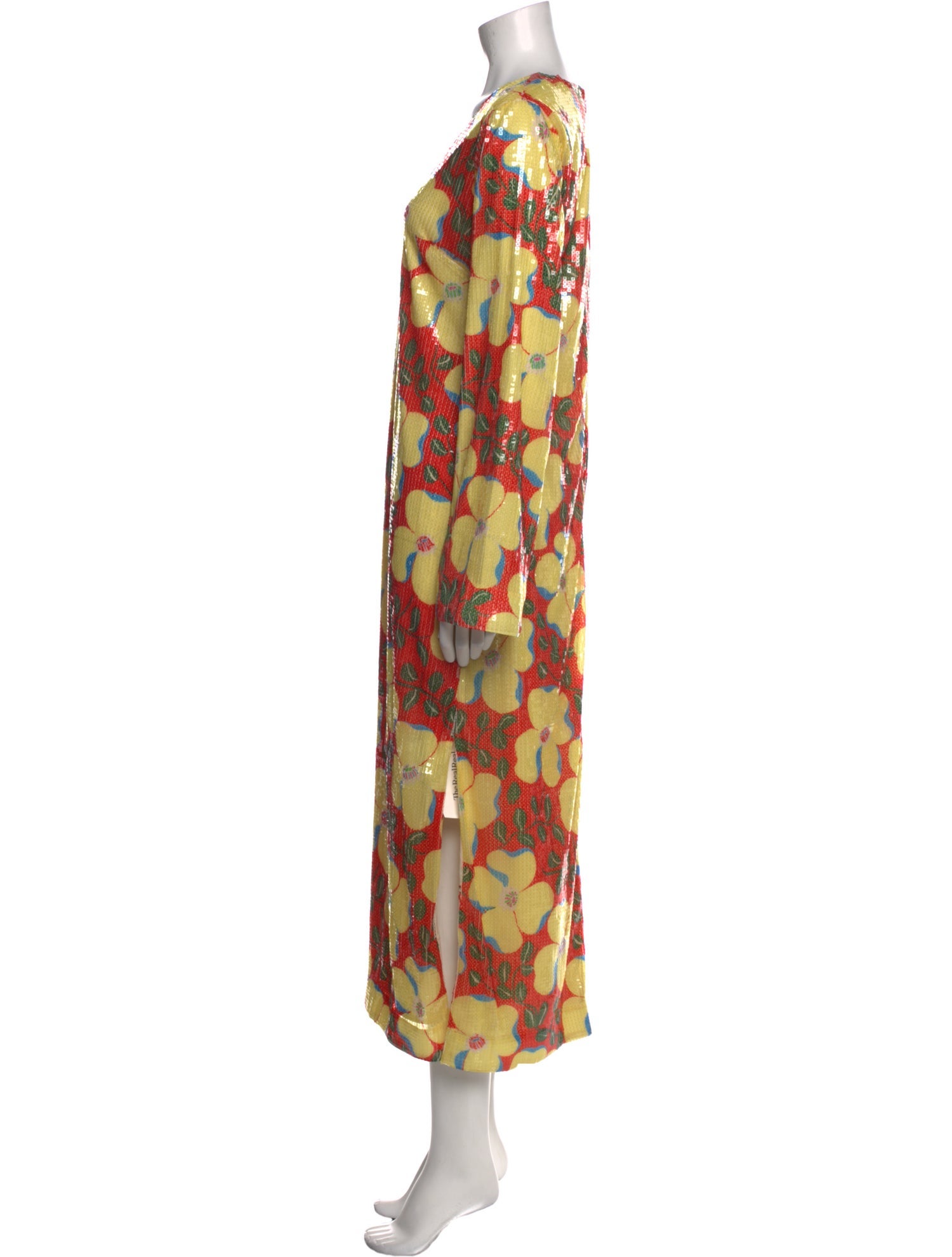 RHODE Floral Print Long Dress w/ Tags