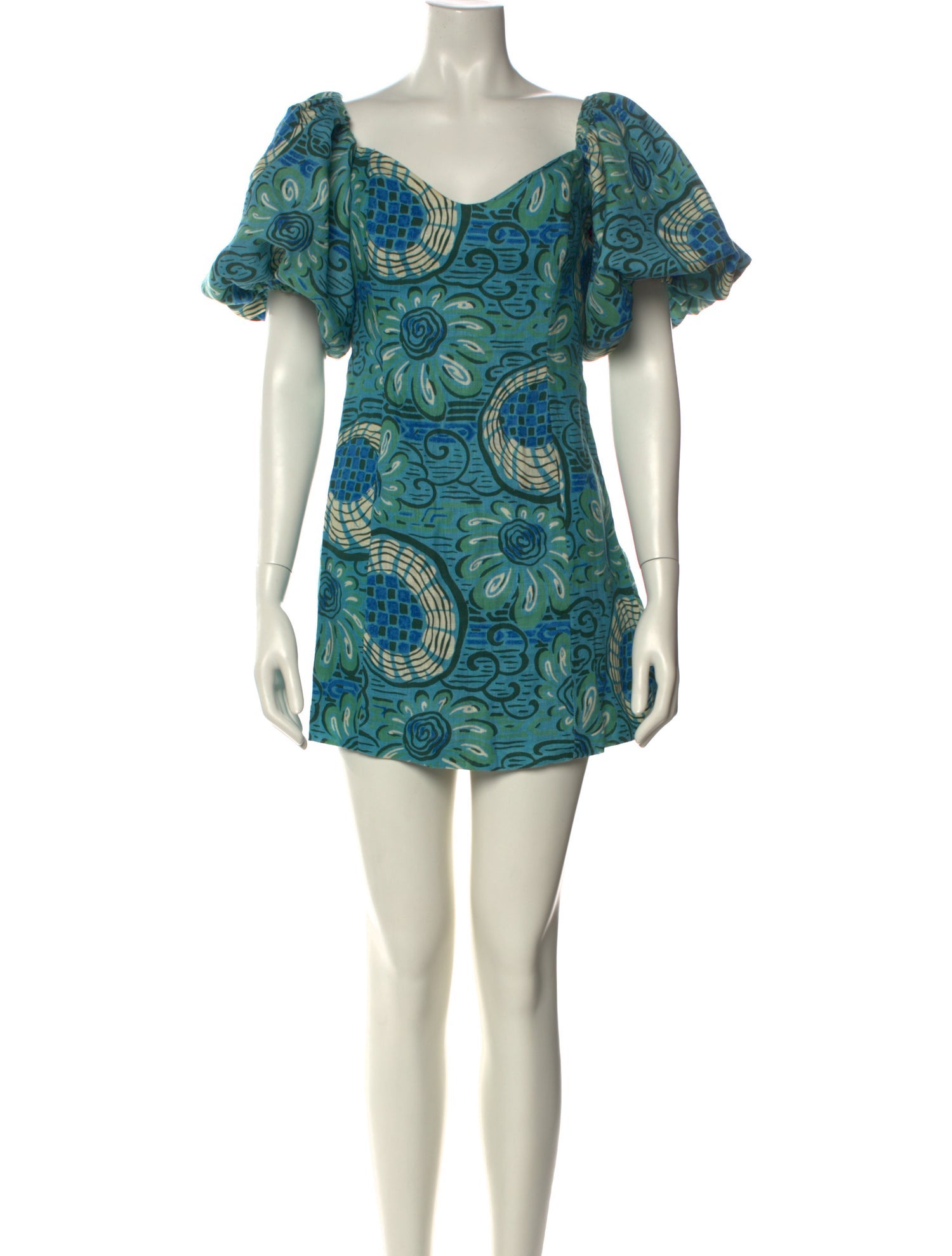 RHODE Linen Mini Dress