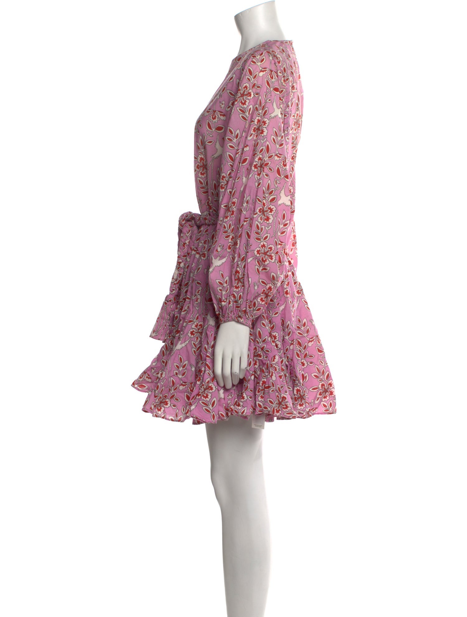 RHODE Floral Print Mini Dress