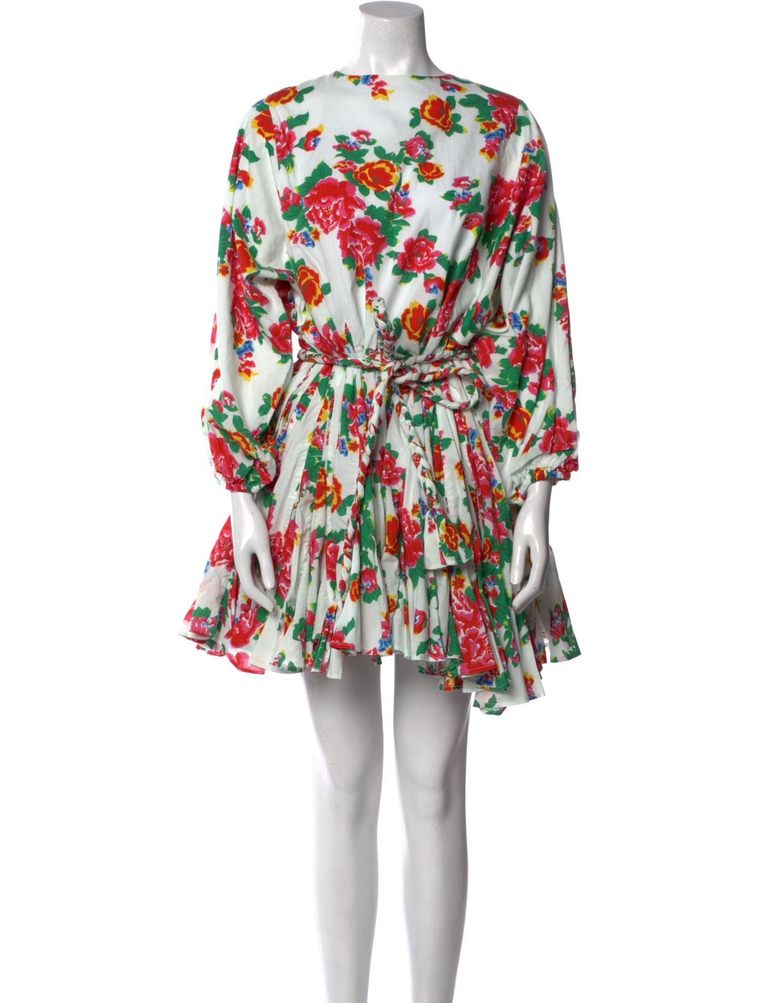 RHODE Floral Print Mini Dress