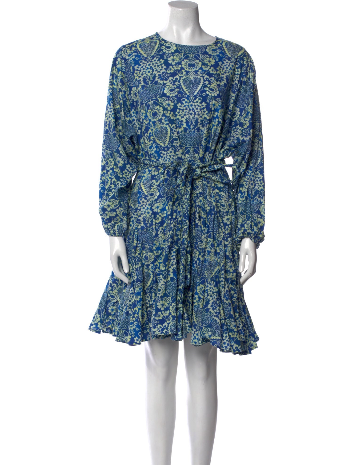 RHODE Floral Print Mini Dress