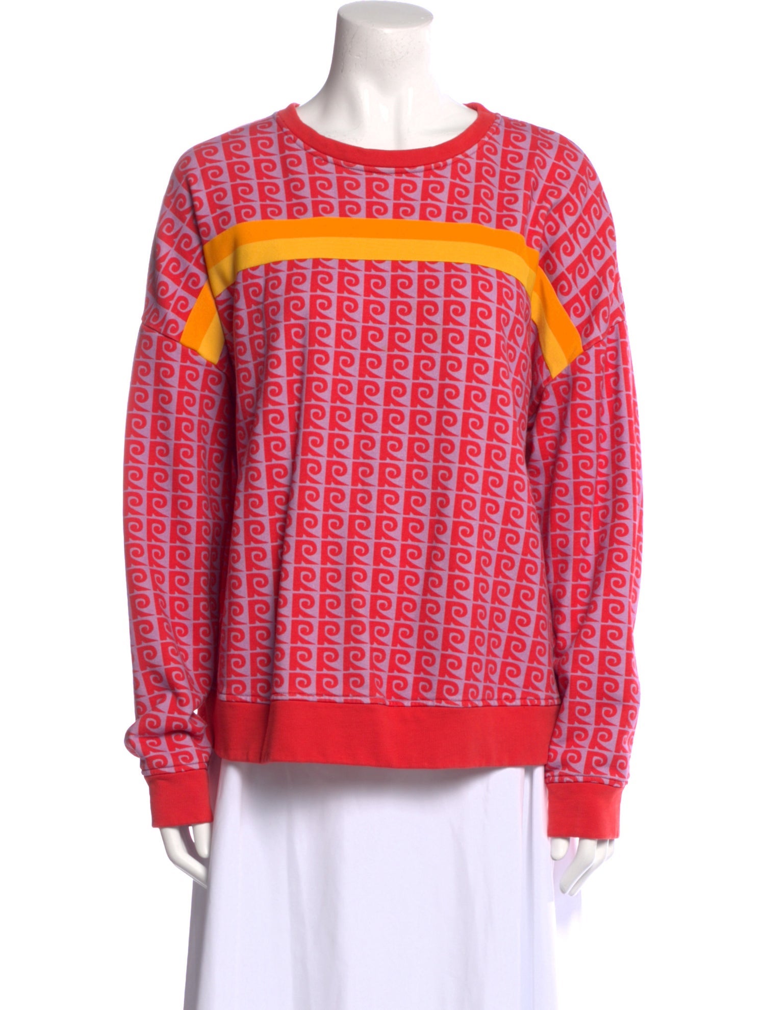 RHODE Printed Crew Neck Sweater