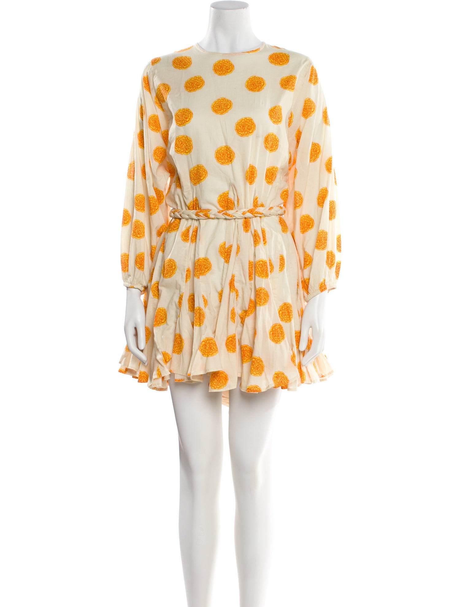 RHODE Floral Print Mini Dress