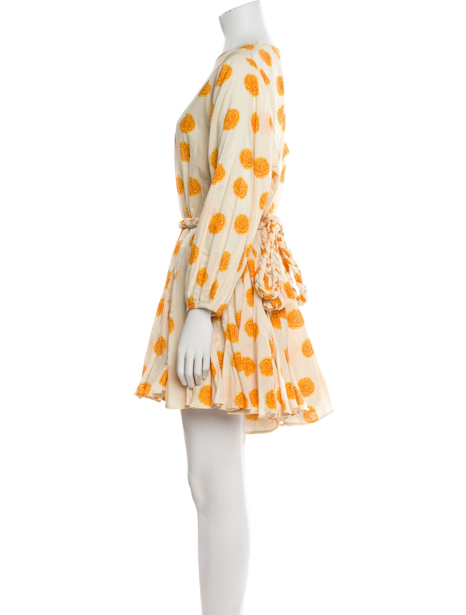 RHODE Floral Print Mini Dress