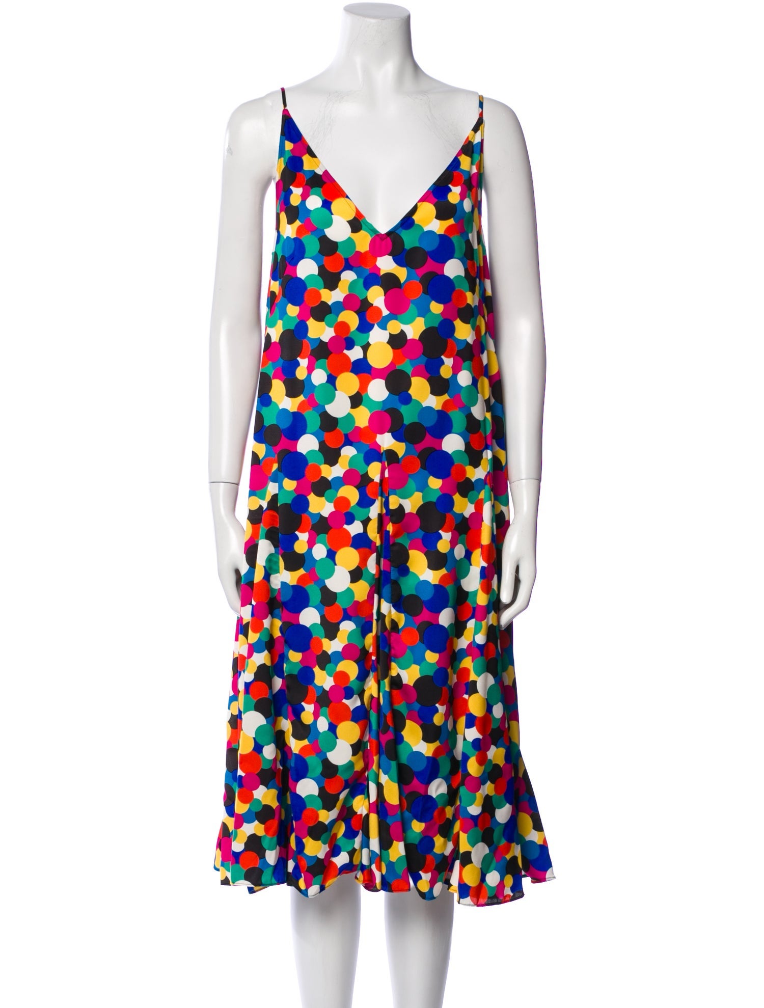 RHODE Printed Midi Length Dress