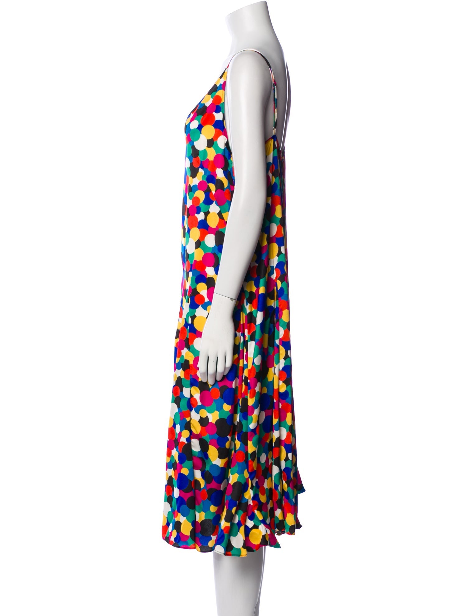 RHODE Printed Midi Length Dress