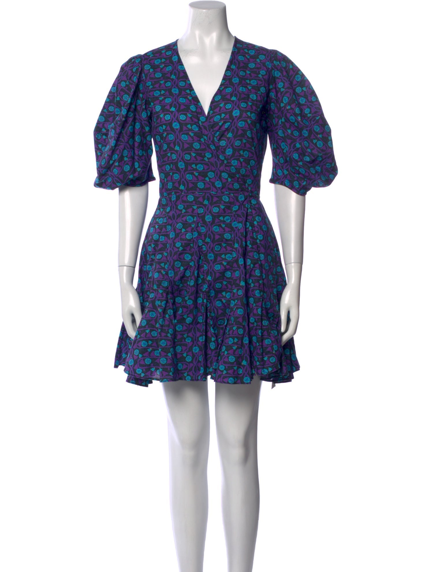 RHODE Floral Print Mini Dress