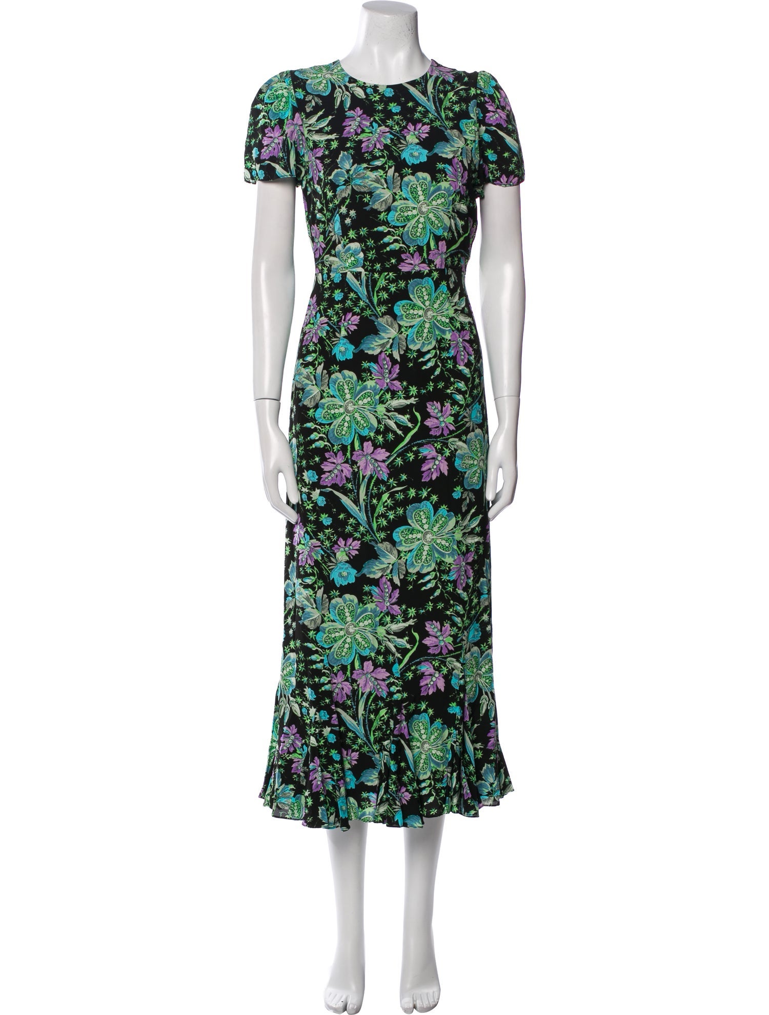 RHODE Floral Print Long Dress