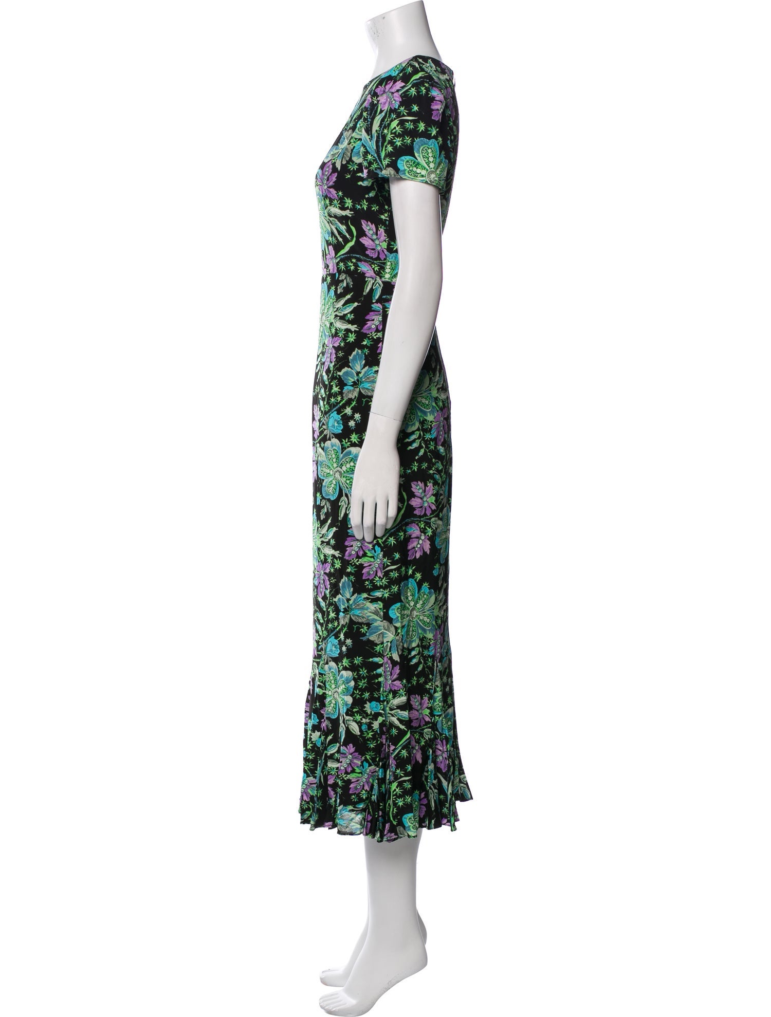 RHODE Floral Print Long Dress