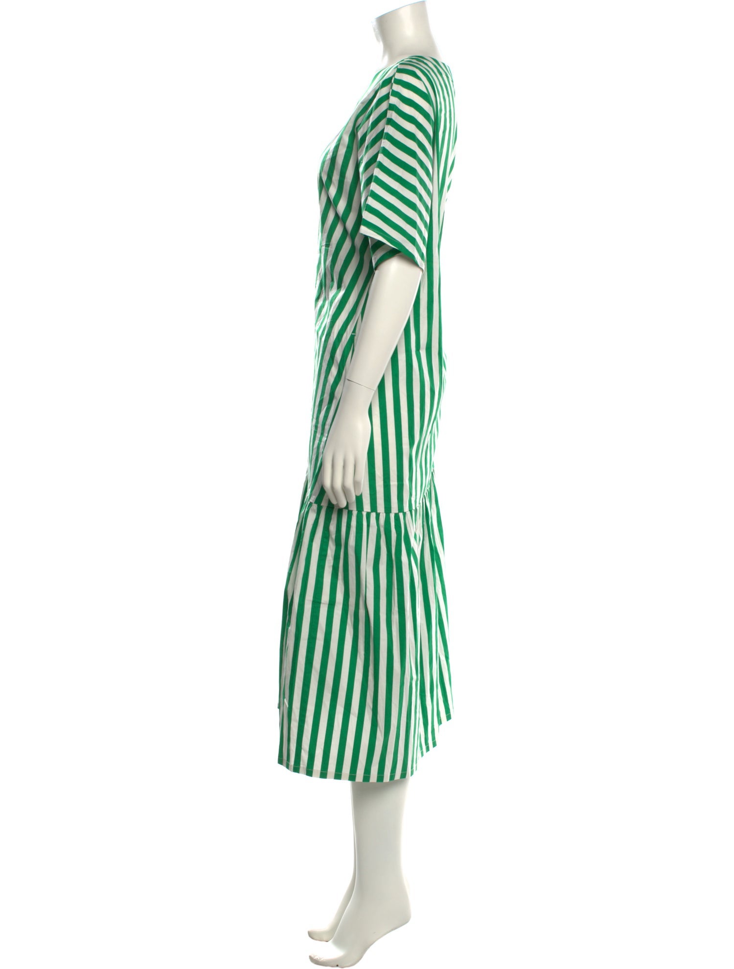 RHODE Striped Long Dress