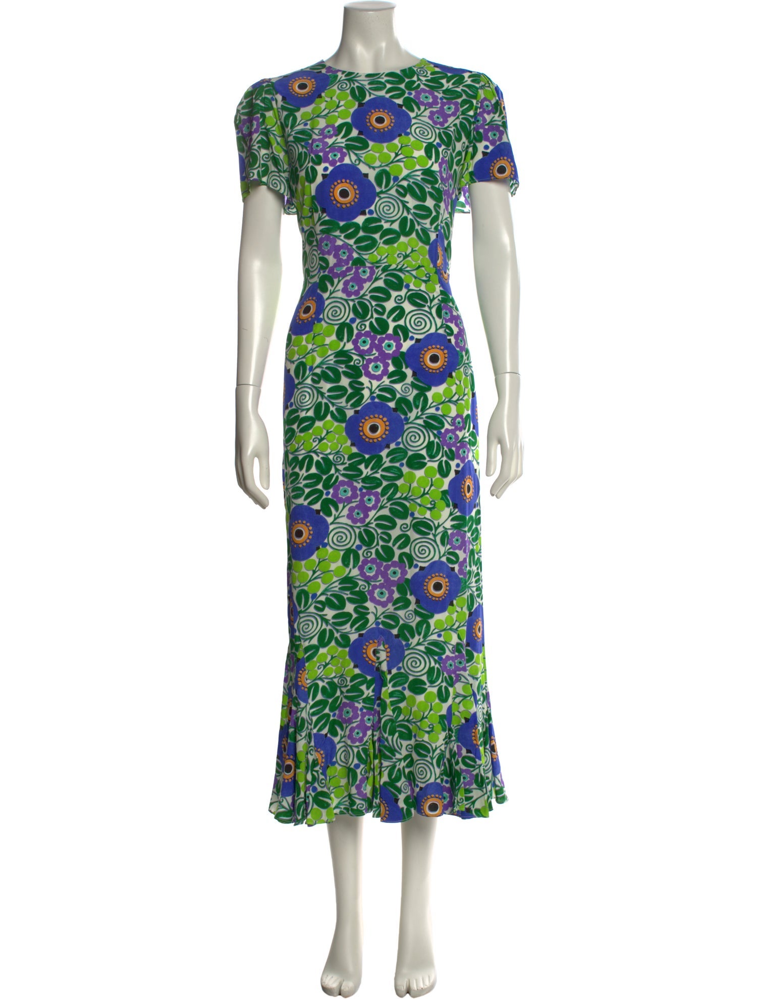 RHODE Floral Print Long Dress