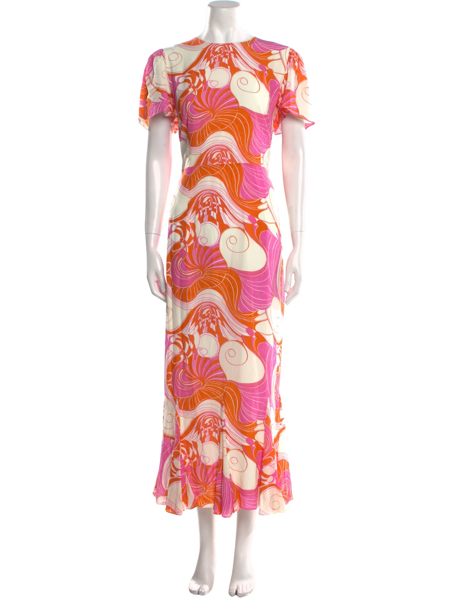 RHODE Floral Print Long Dress