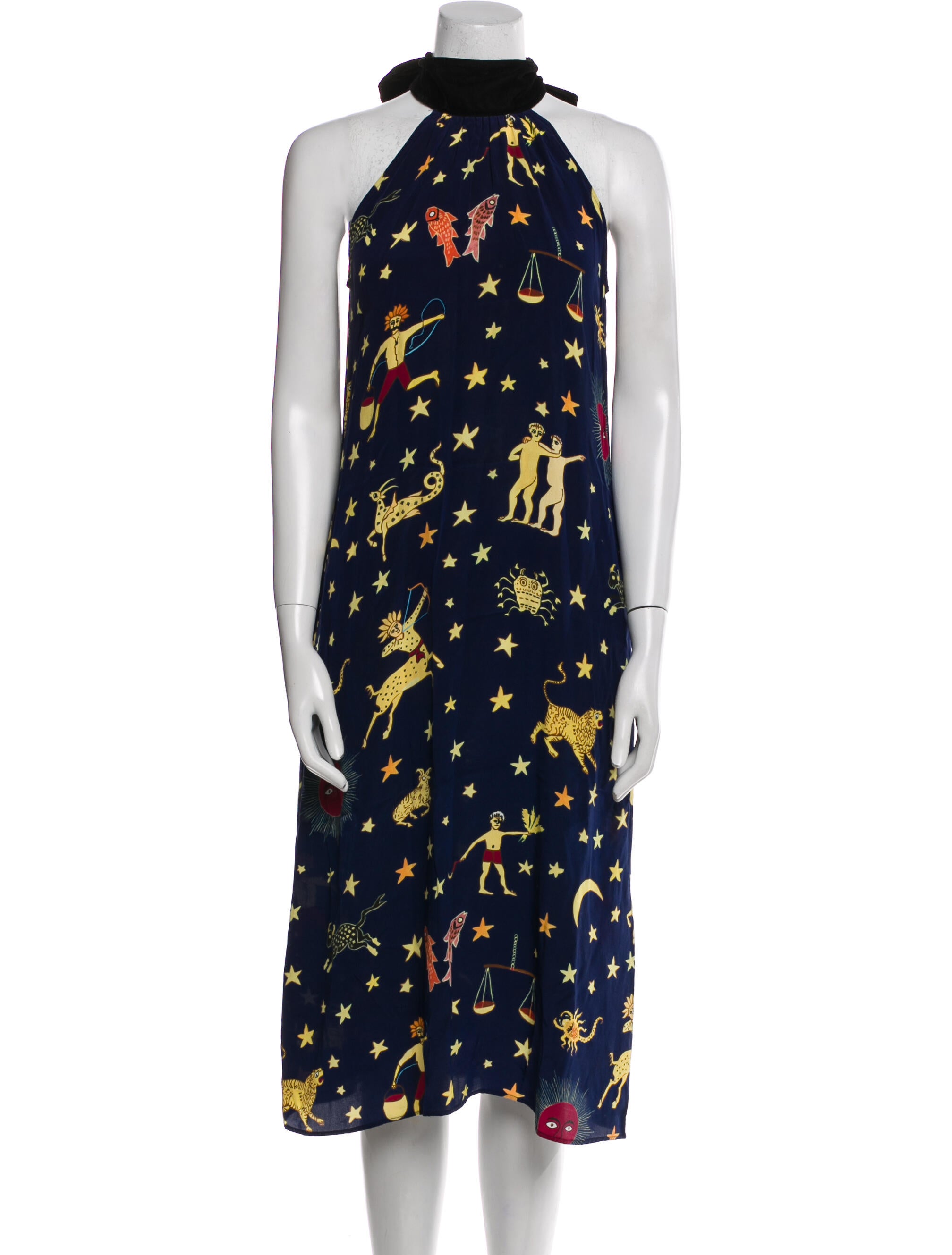 RHODE Silk Long Dress