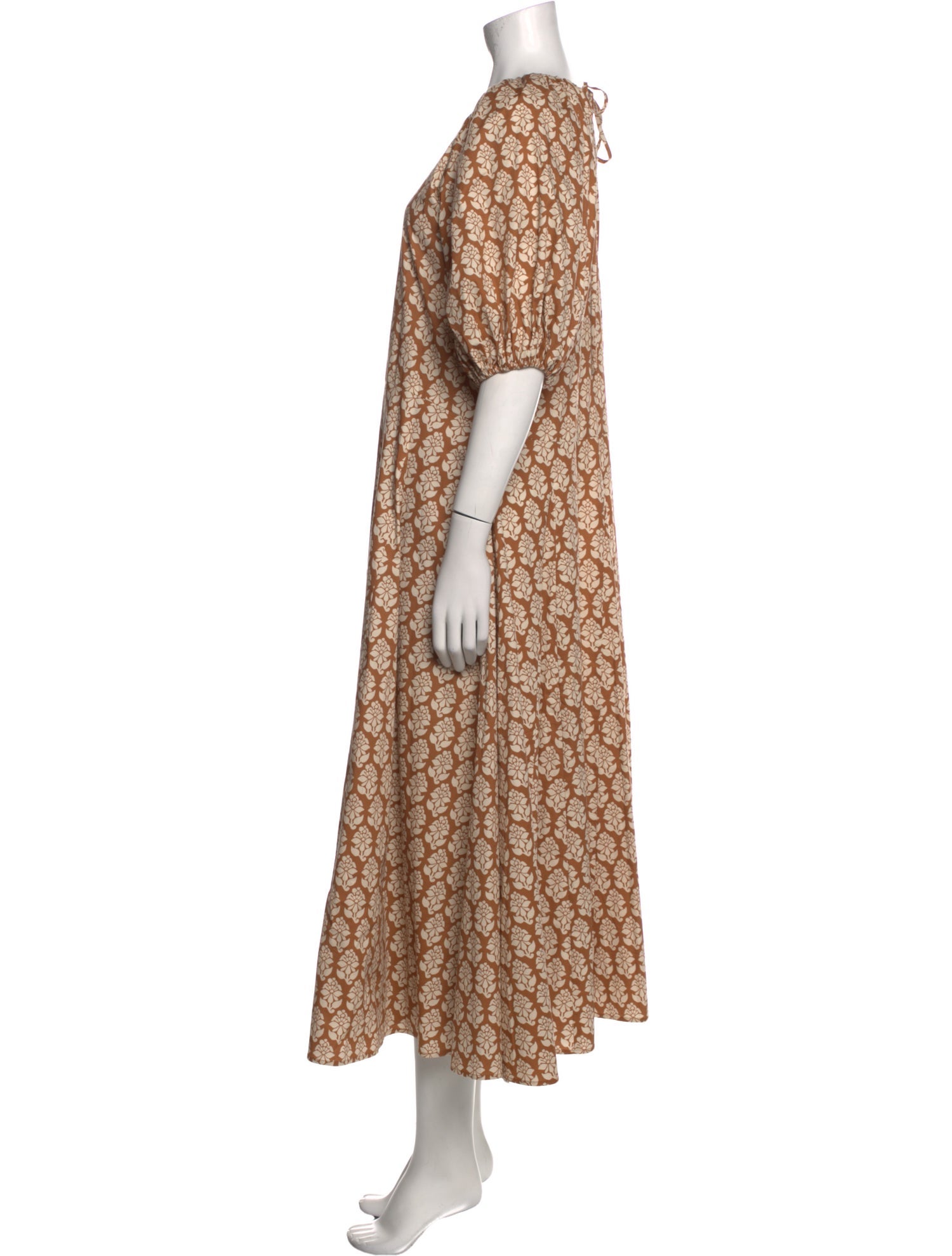 RHODE Floral Print Long Dress