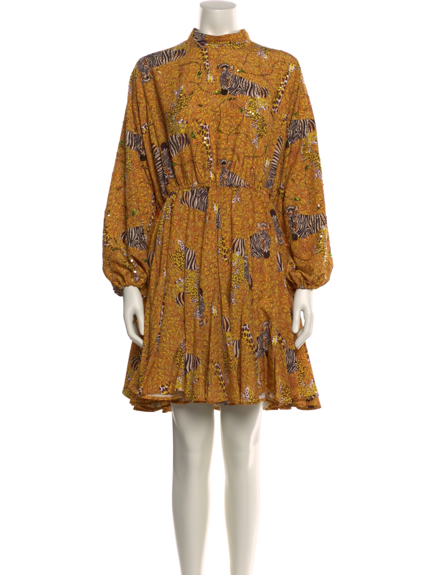 RHODE Paisley Print Mini Dress