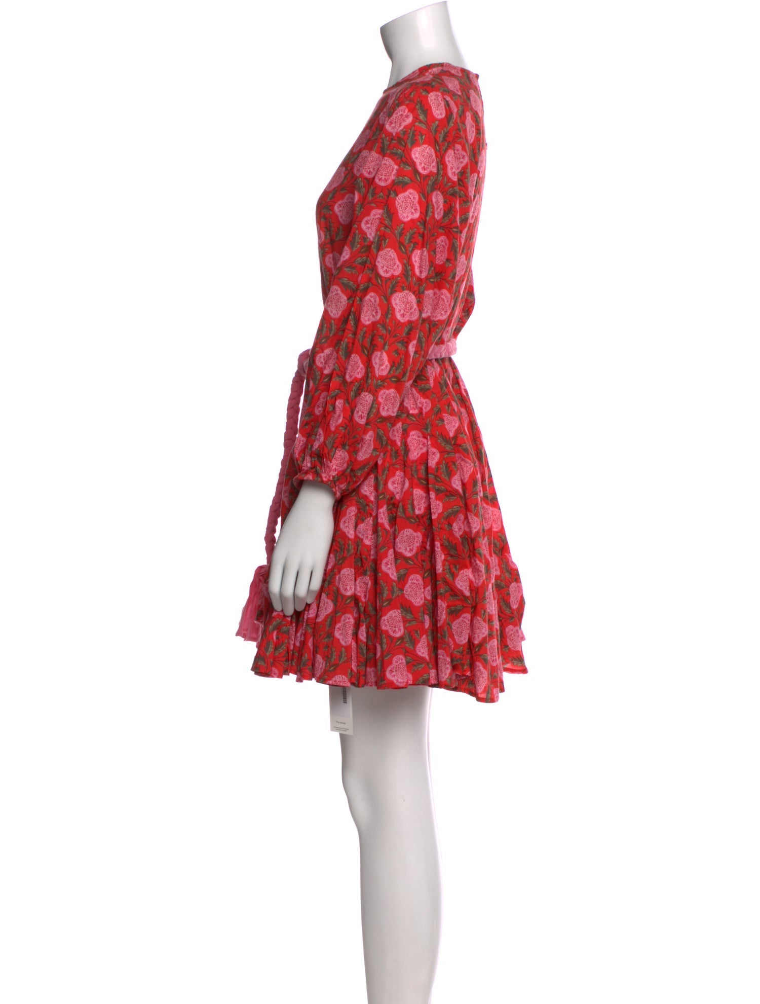 RHODE Floral Print Mini Dress