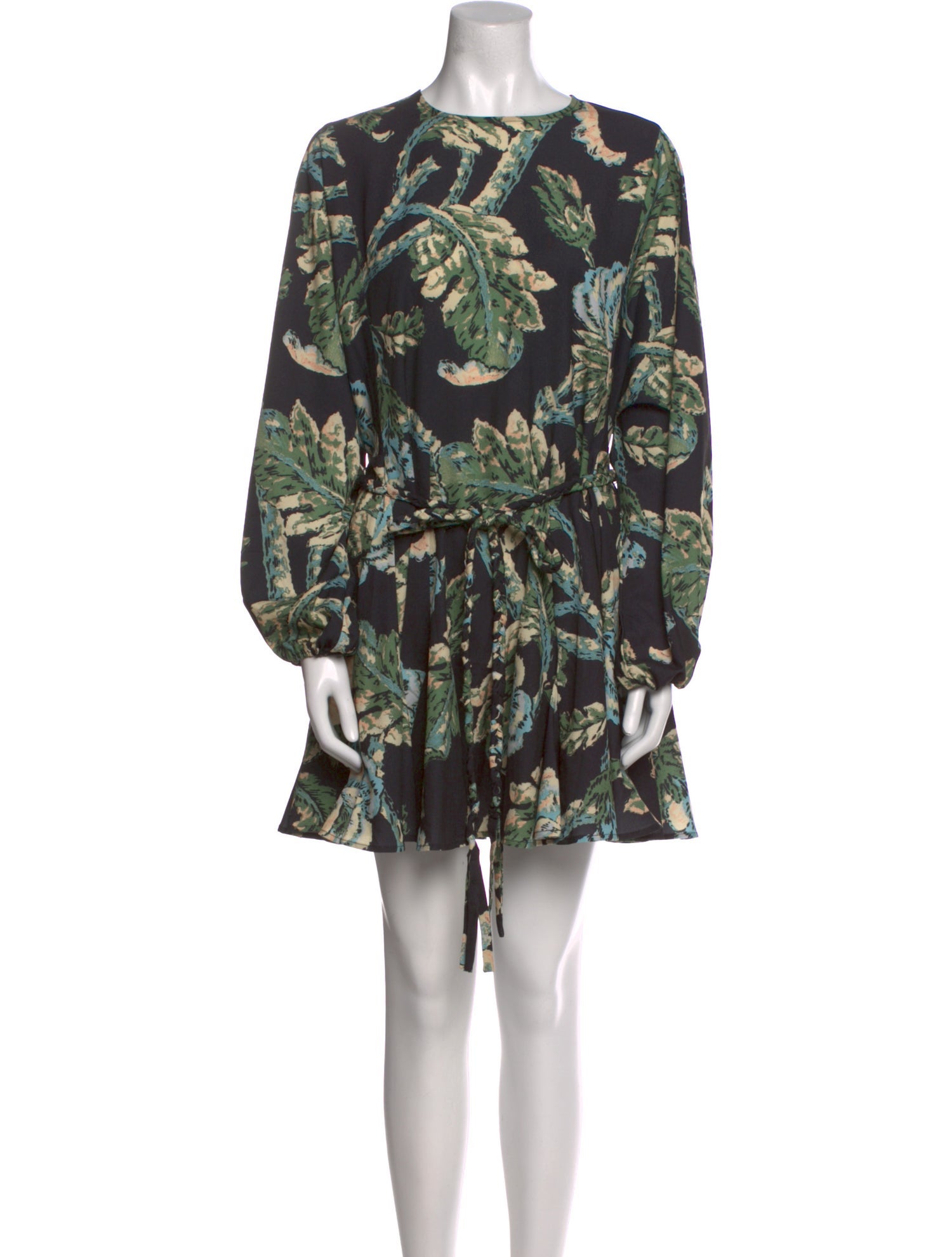 RHODE Floral Print Mini Dress