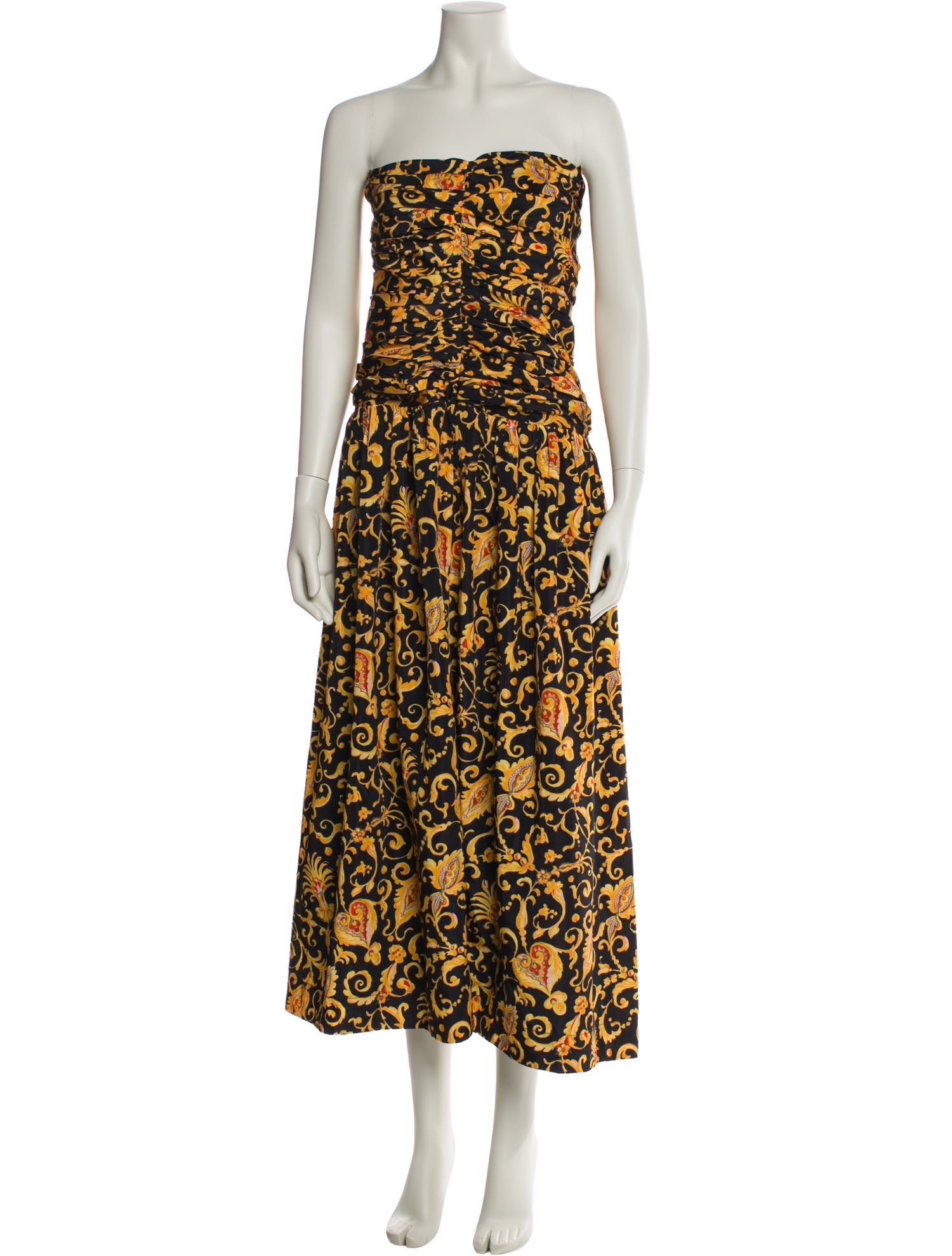 RHODE Printed Midi Length Dress
