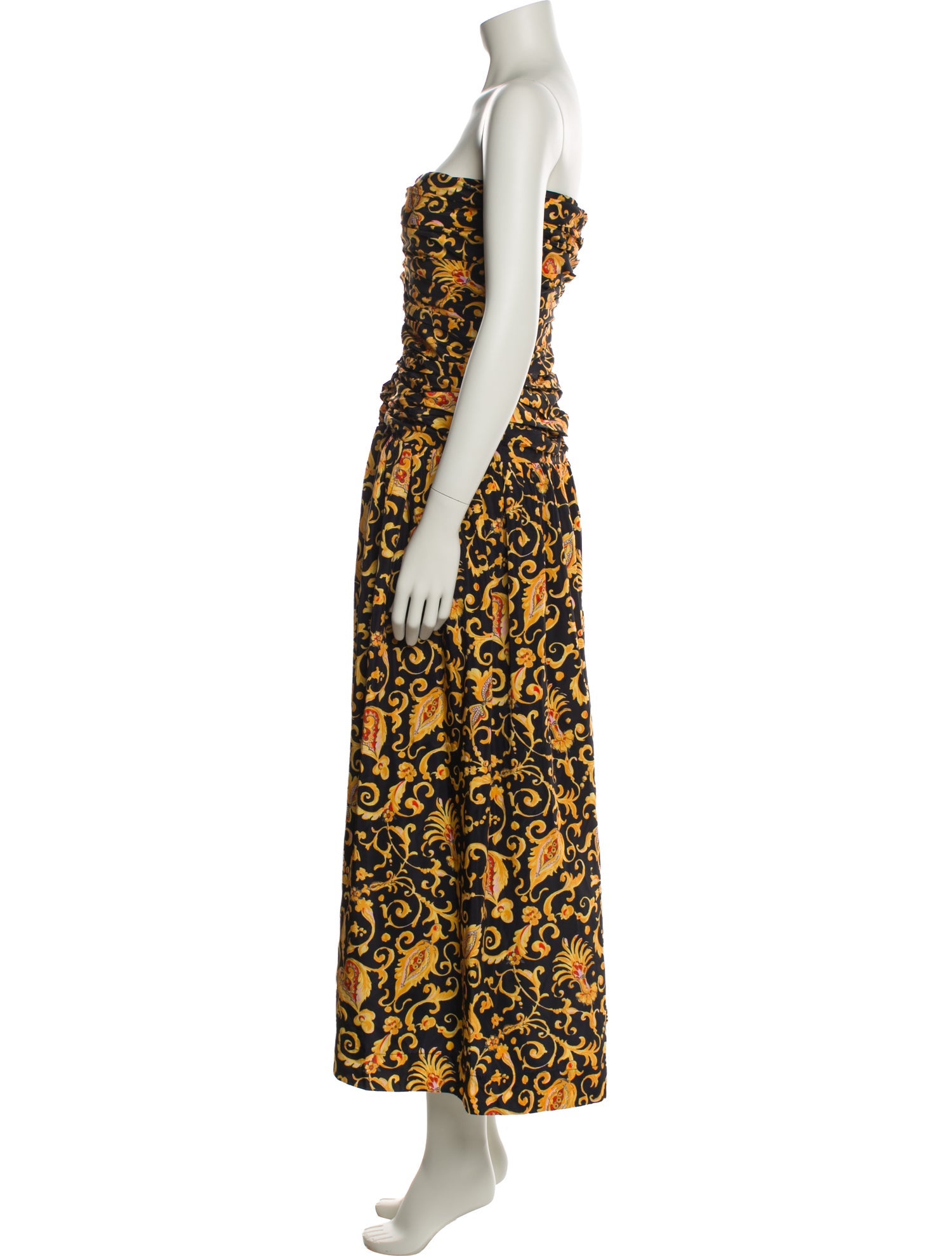 RHODE Printed Midi Length Dress