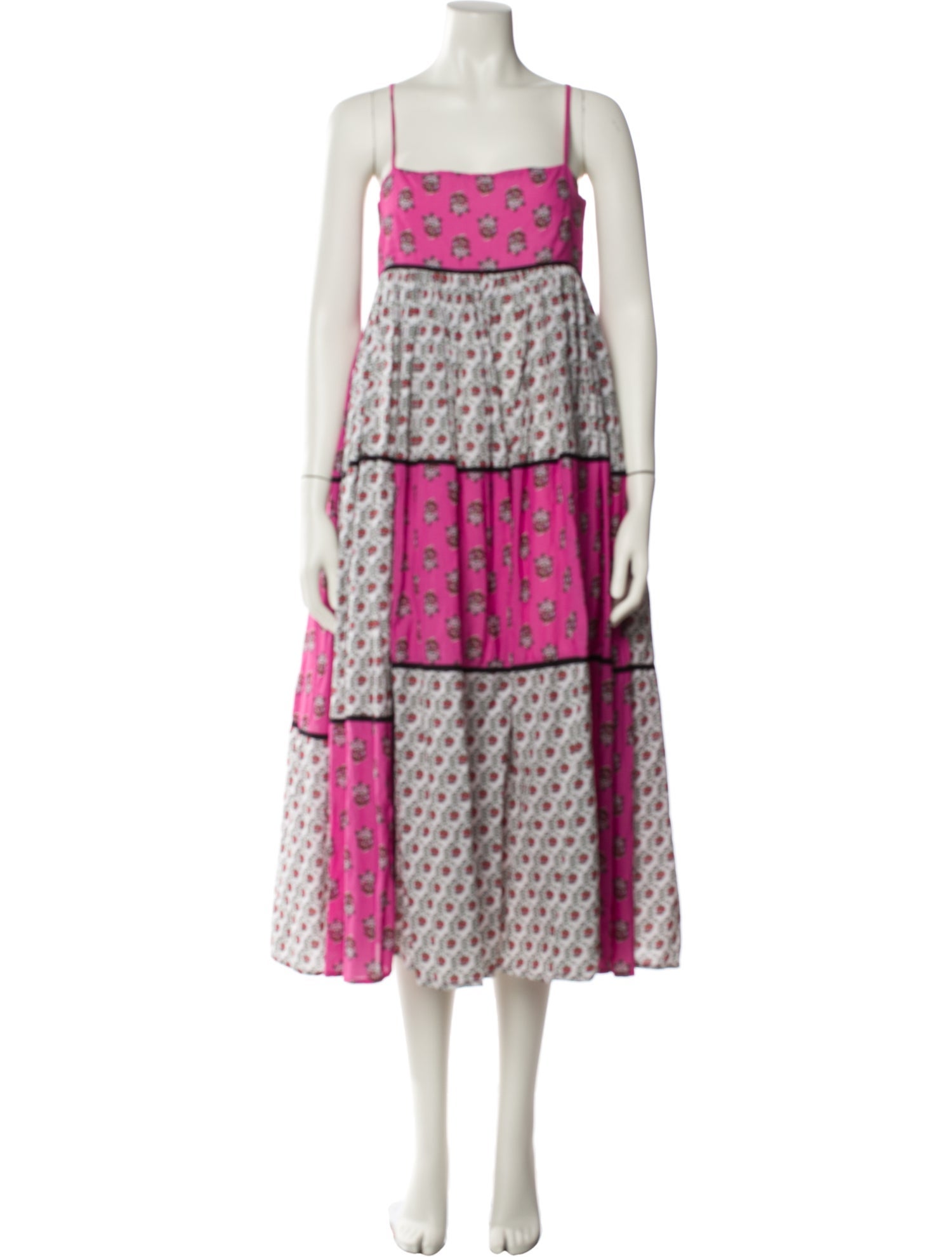 RHODE Printed Long Dress