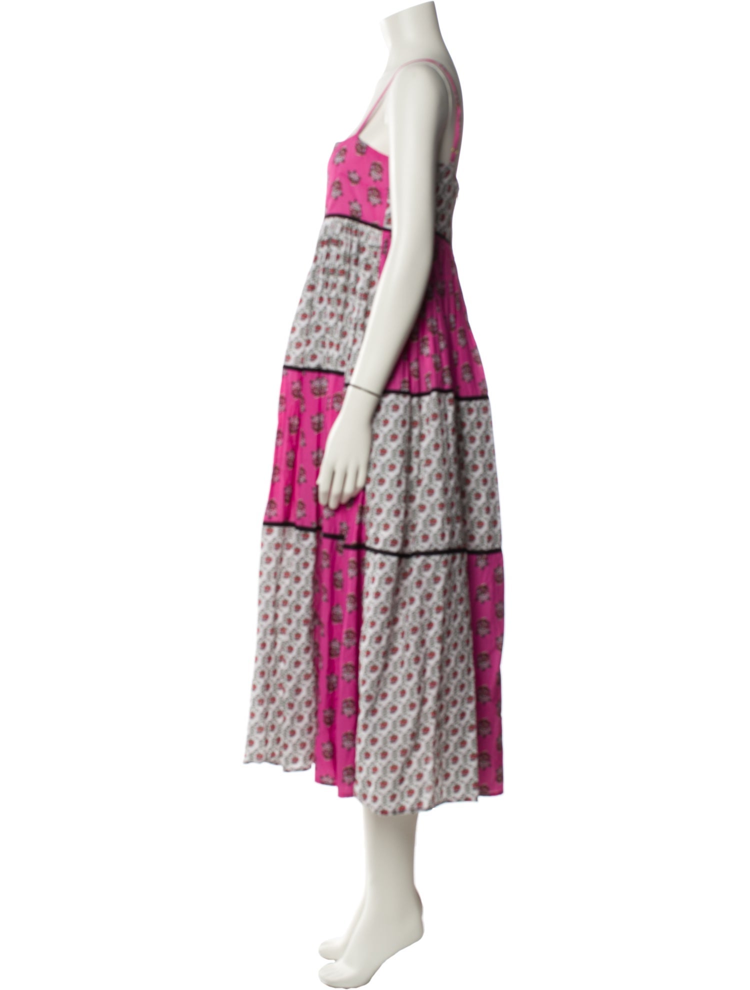 RHODE Printed Long Dress