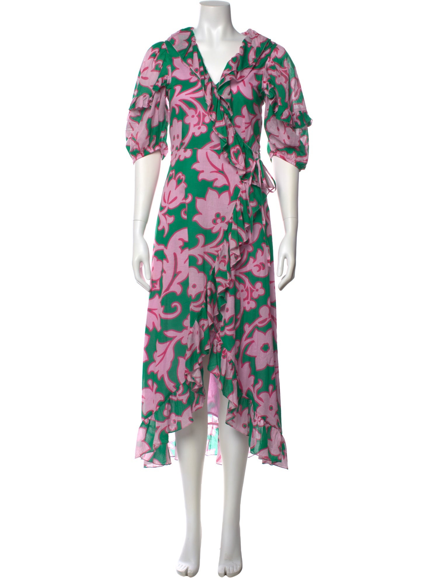 RHODE Floral Print Long Dress