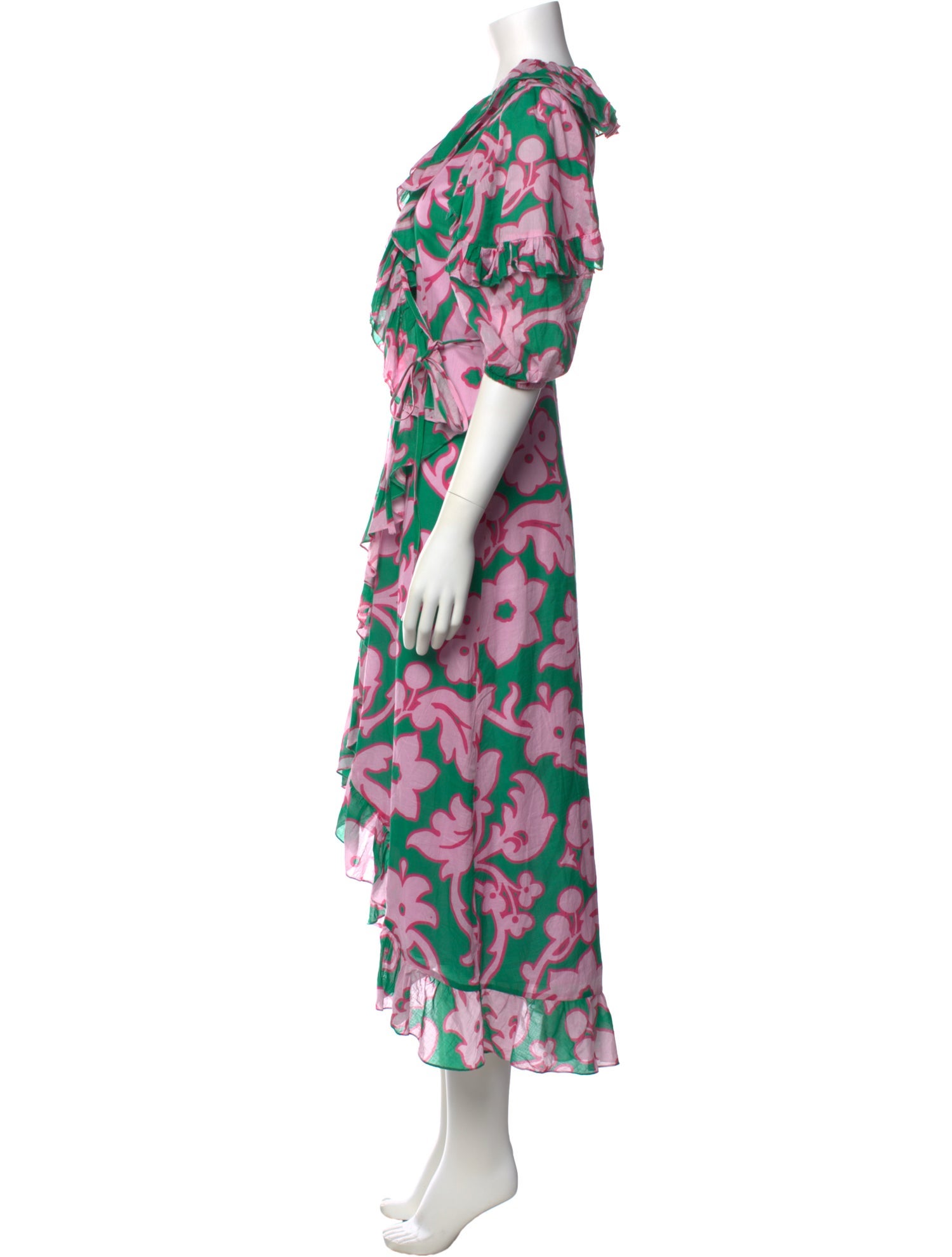 RHODE Floral Print Long Dress
