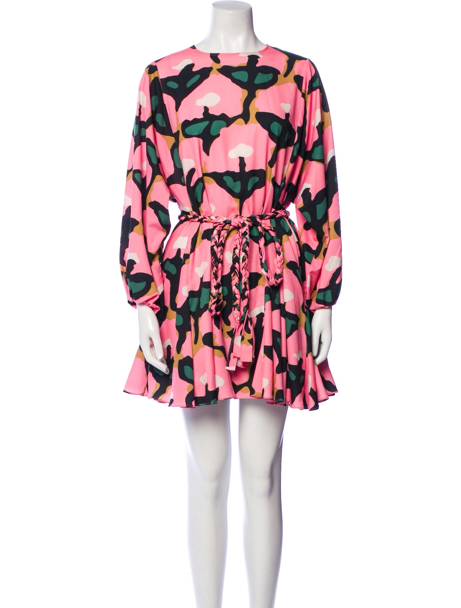 RHODE Floral Print Mini Dress