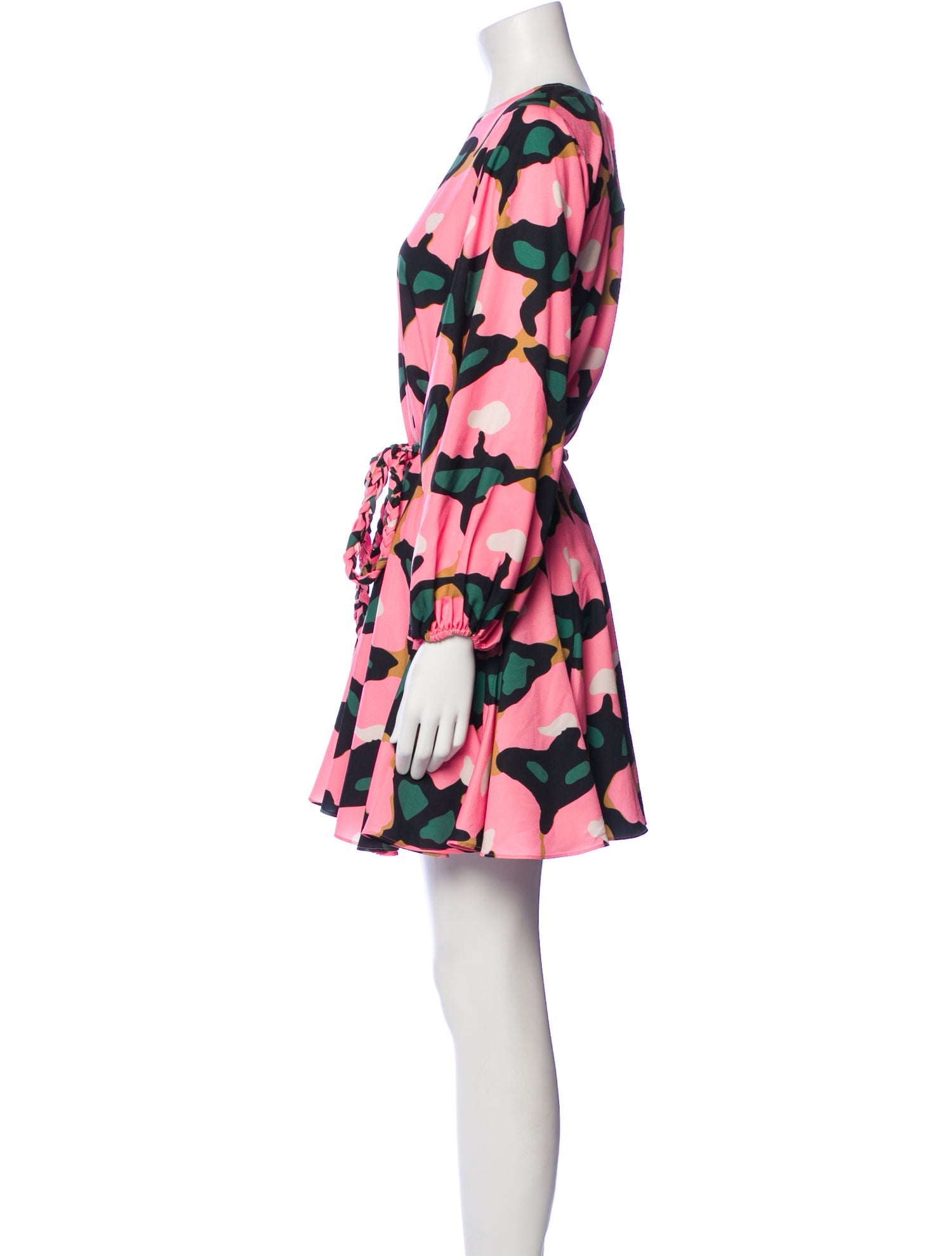 RHODE Floral Print Mini Dress