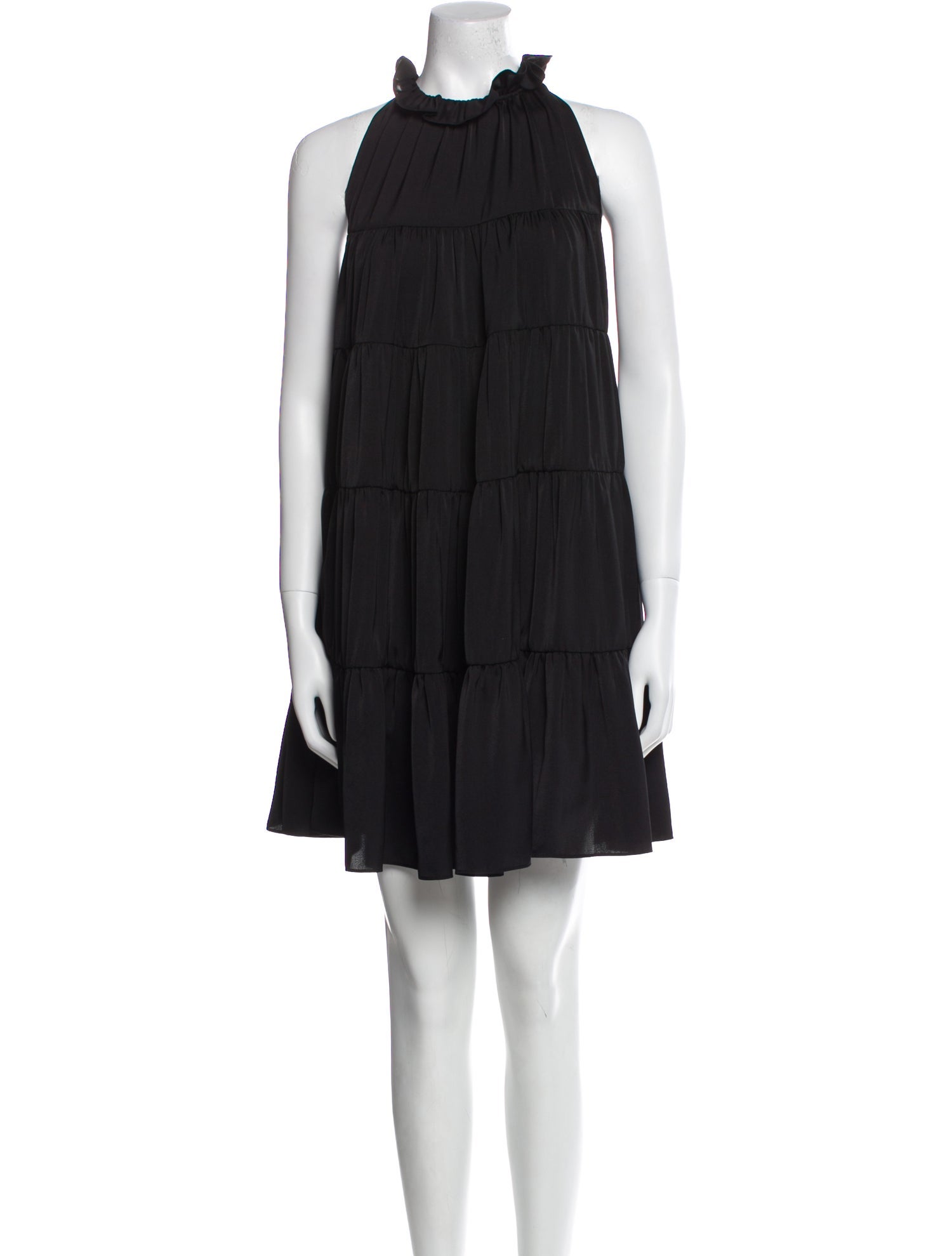 RHODE Mock Neck Mini Dress