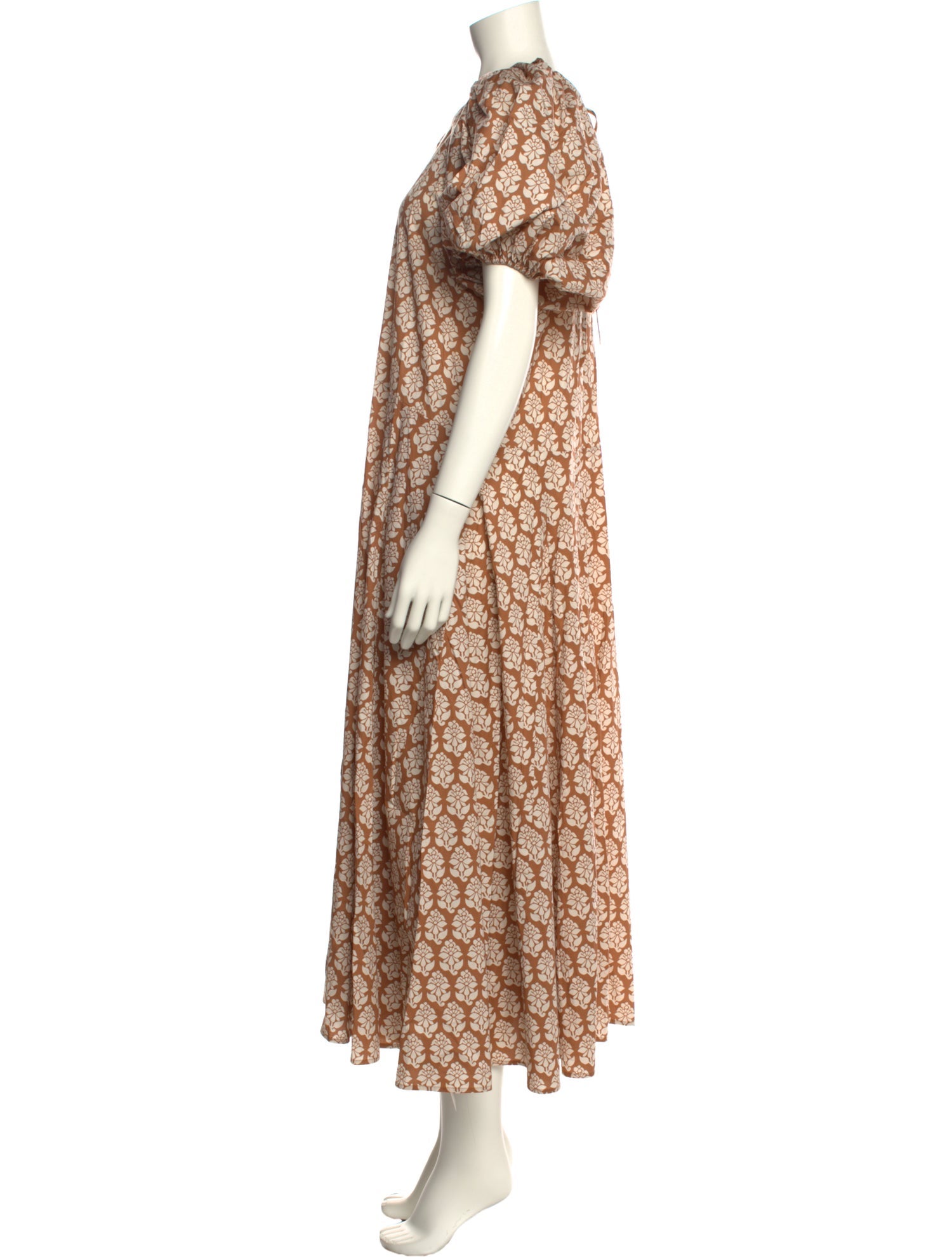 RHODE Floral Print Long Dress