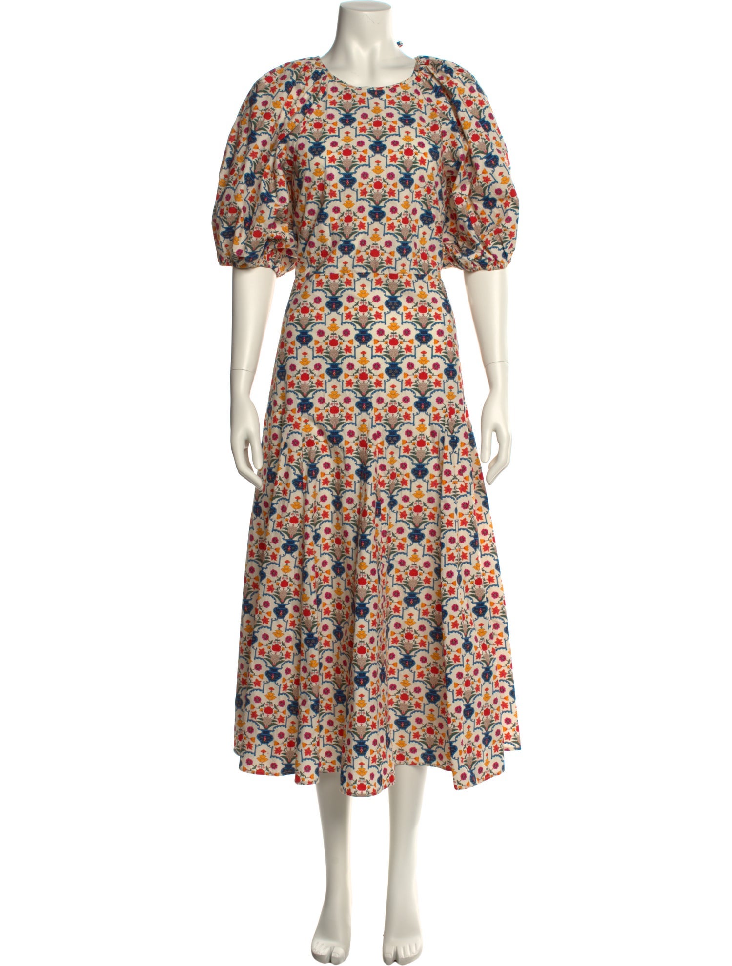 RHODE Floral Print Long Dress