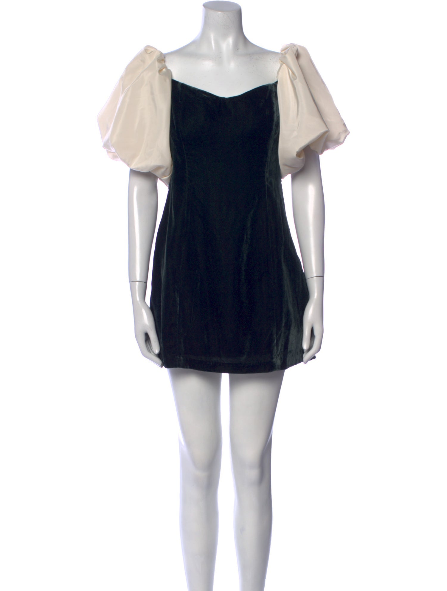 RHODE Square Neckline Mini Dress