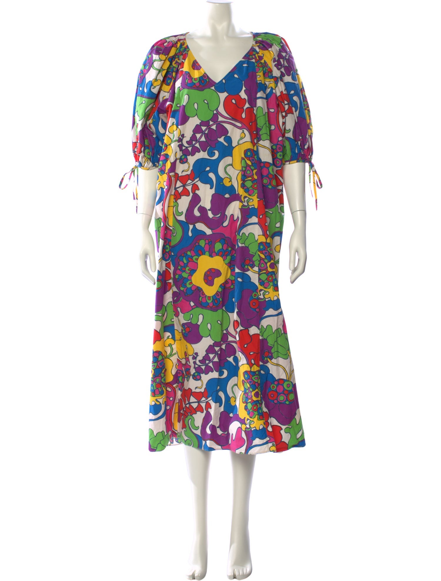 RHODE Printed Long Dress