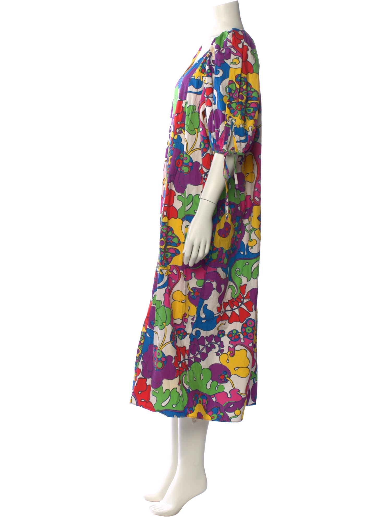 RHODE Printed Long Dress