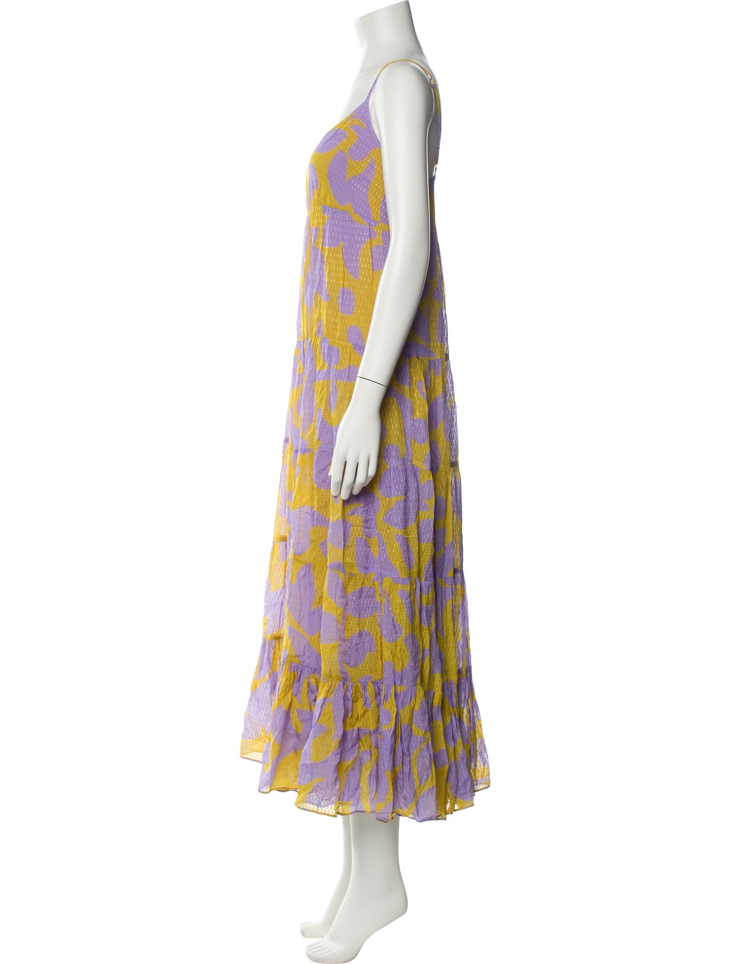 RHODE Printed Long Dress
