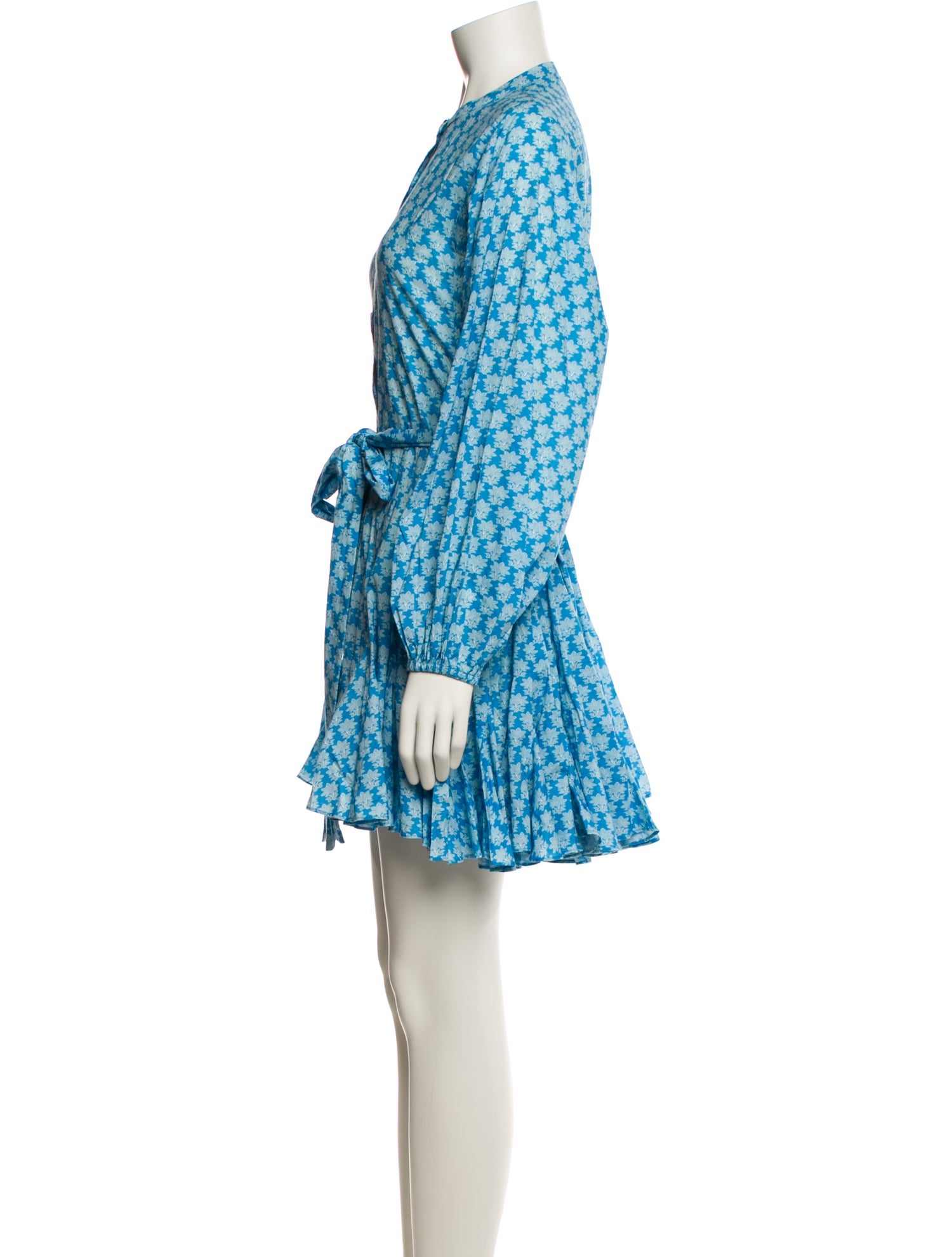 RHODE Floral Print Mini Dress